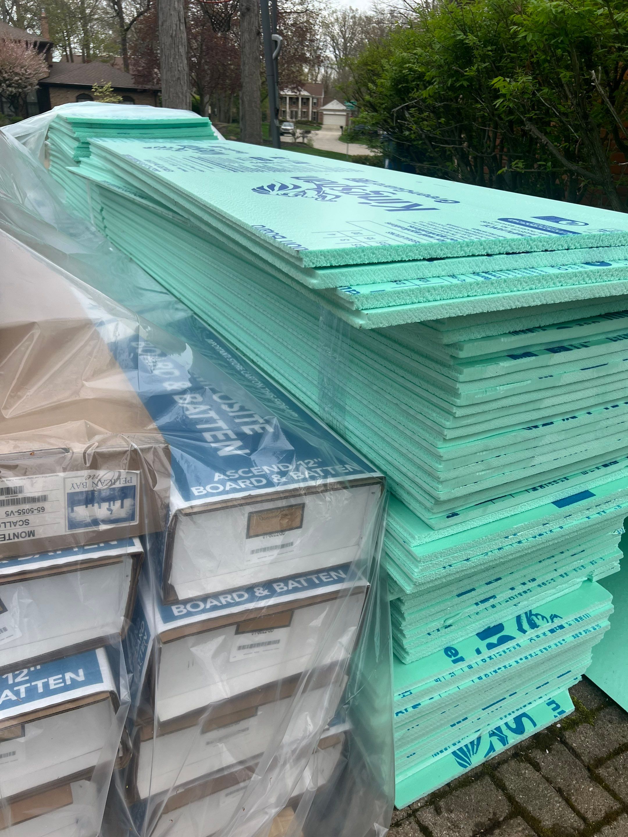 Siding Installation using Alside Monterey Sand by 180 Contractors