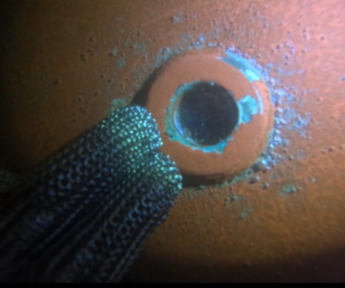 Project in Fort Myers Beach by Florida Hull Cleaning 