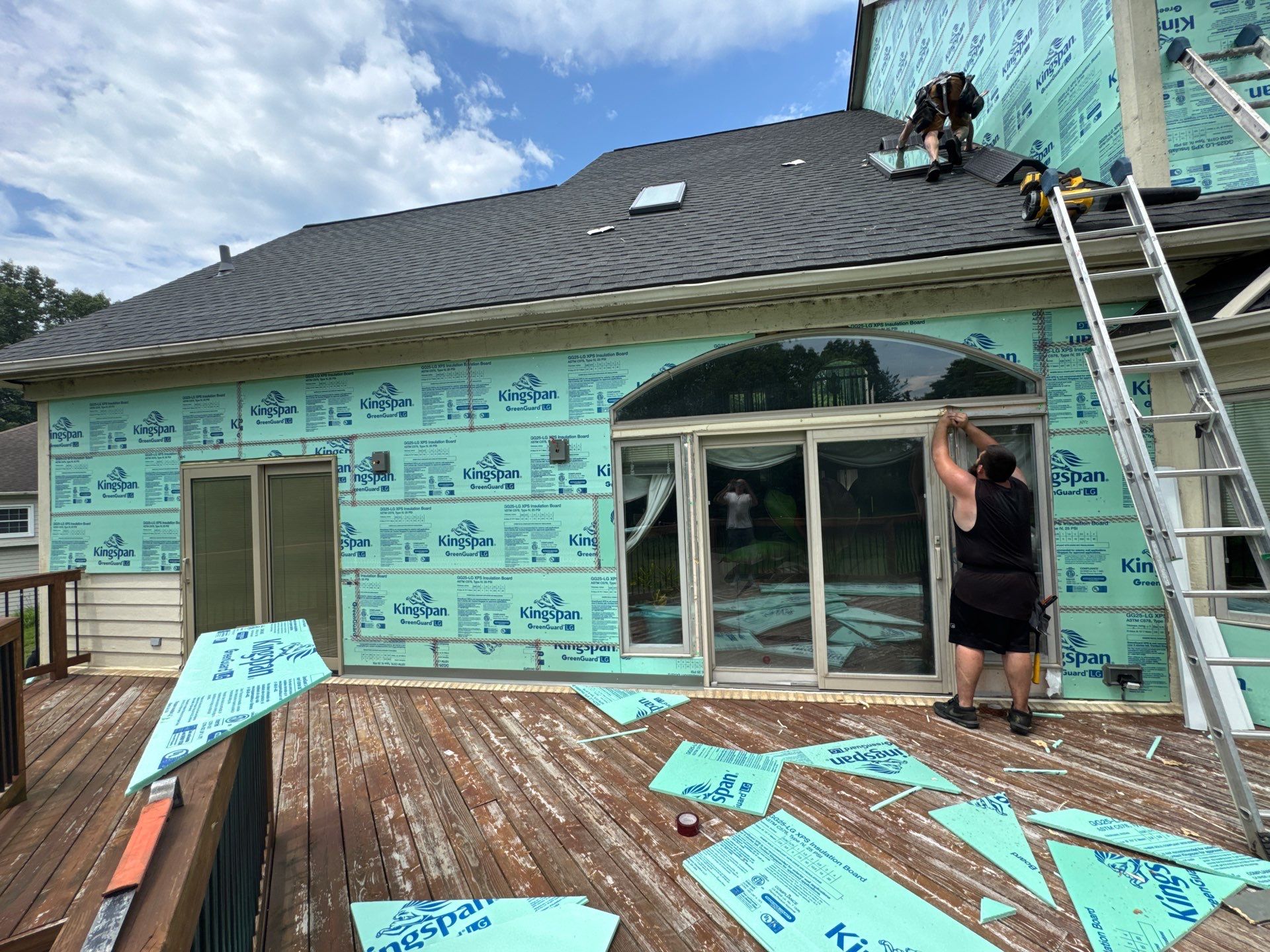 Siding Replacement using Alside Mountain Fern by 180 Contractors