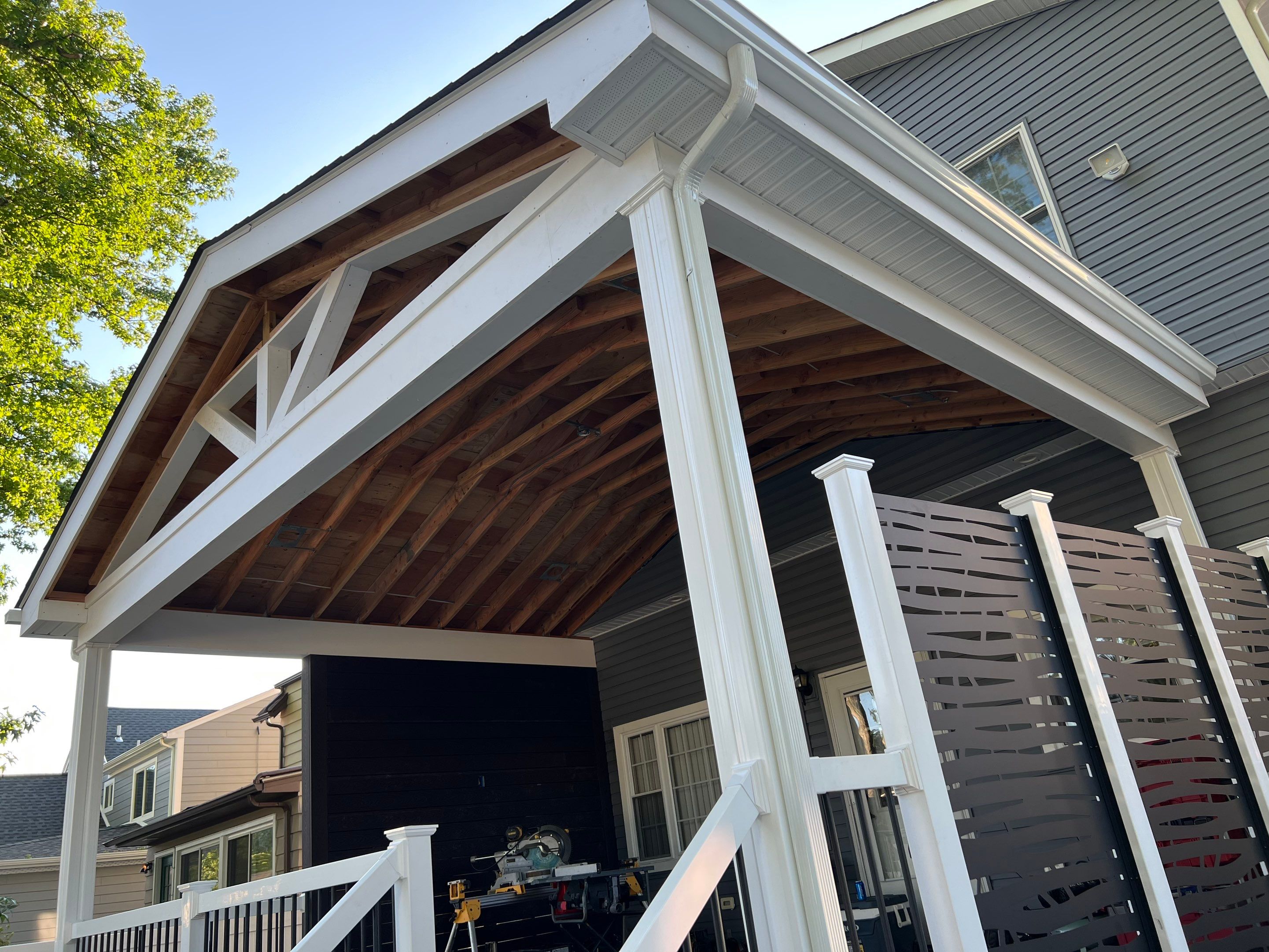 New Deck With Porch by deck guardian