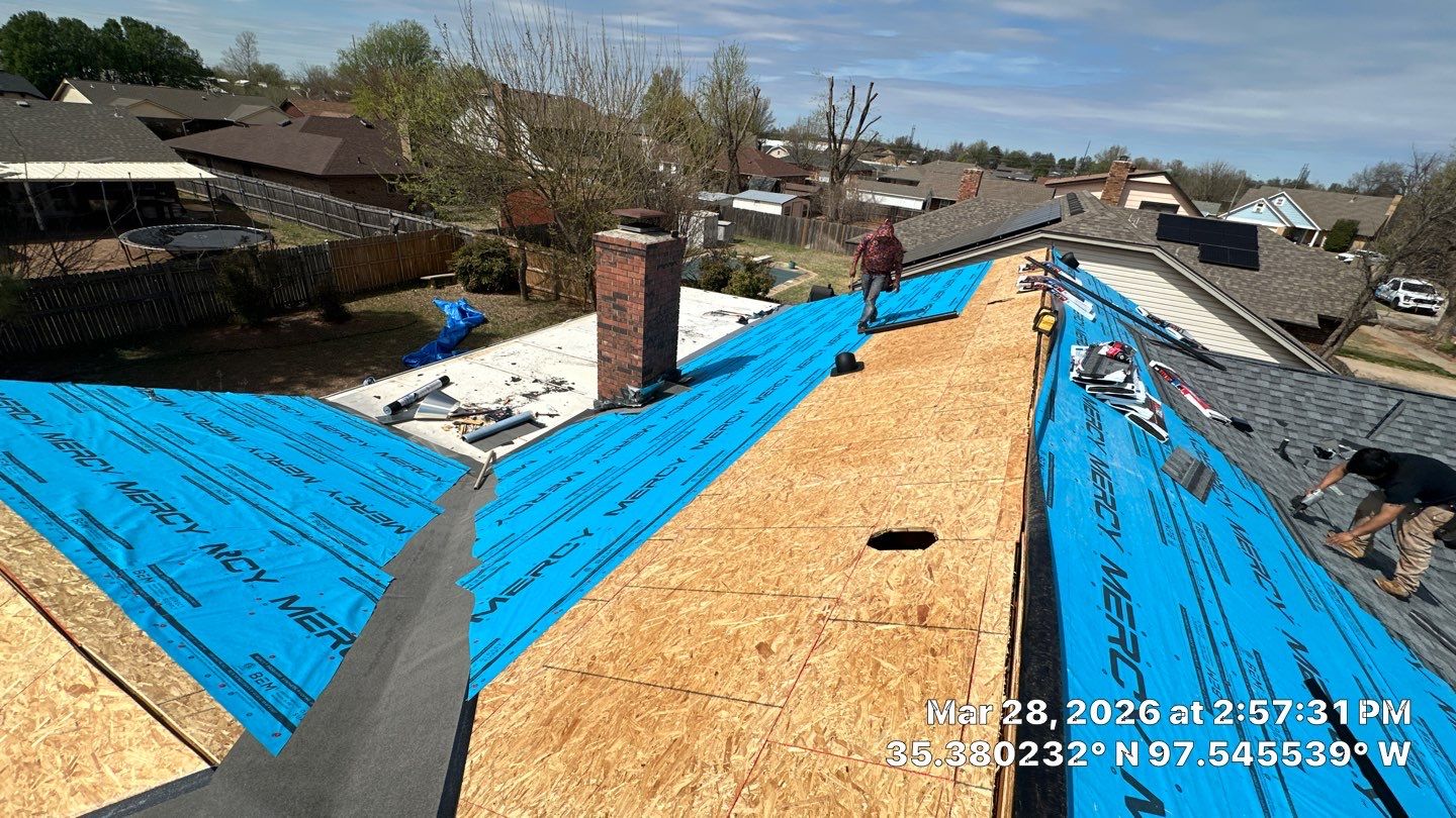 Project in Oklahoma City by Icon Roofing And Construction