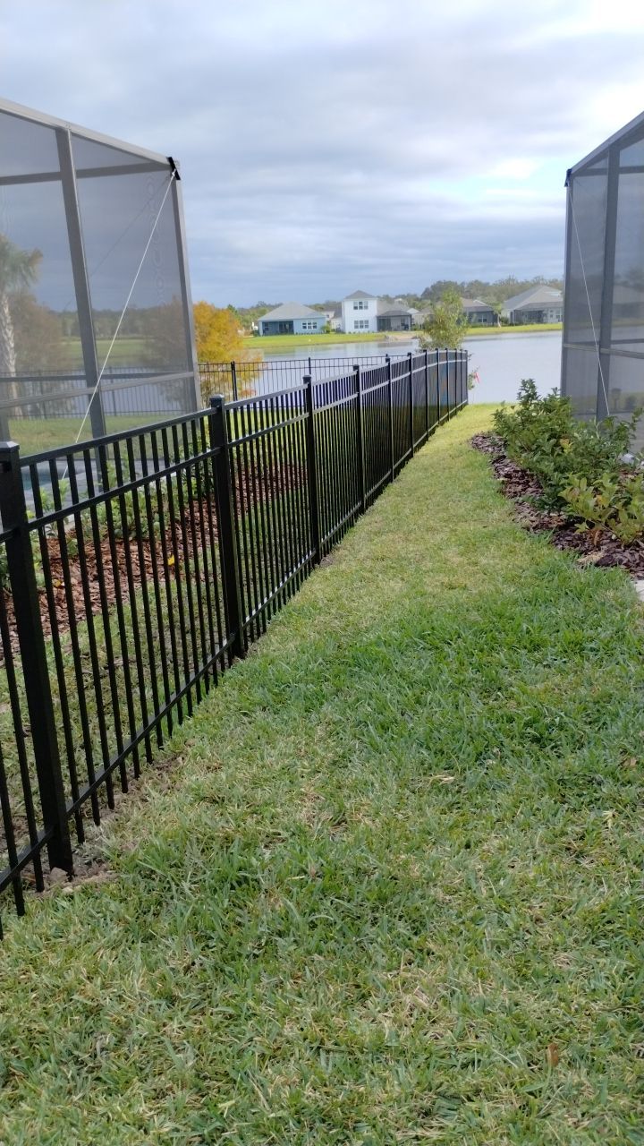 Aluminum Fence Installation using 3 Rail Aluminum Fence by Asap fence and gates, LLC
