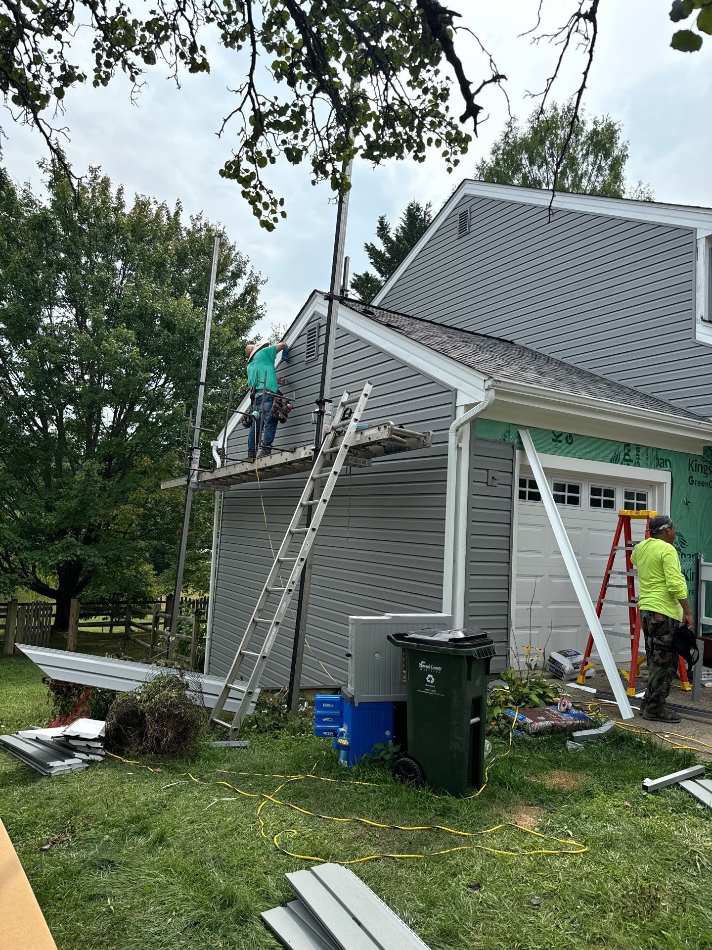 New Prodigy siding with One-piece insulated siding system & Exterior painting   by Alpha Design Services
