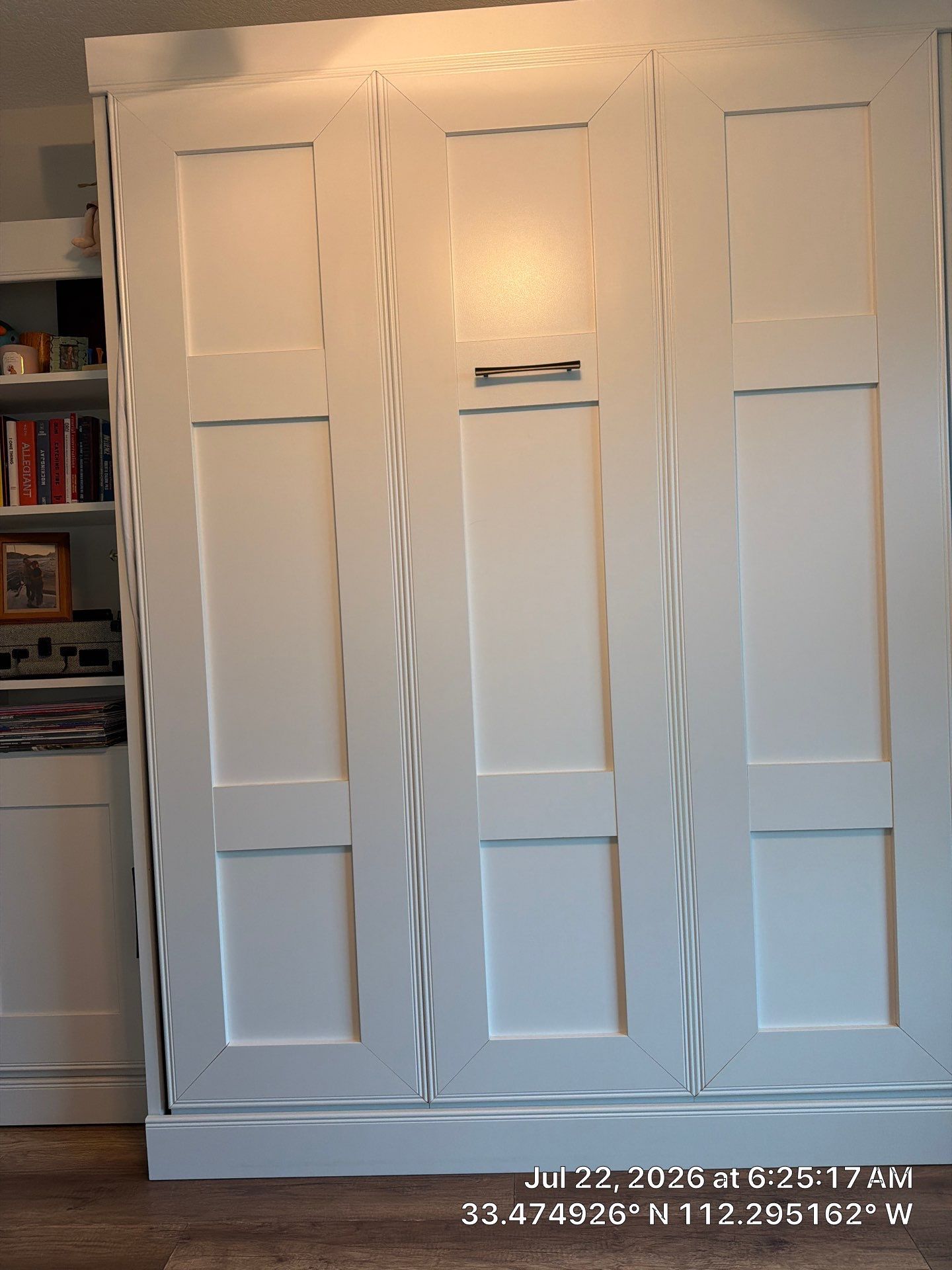 Home Office Setup and Murphy Bed Installation in Avondale by CompanyCam Sales Demo