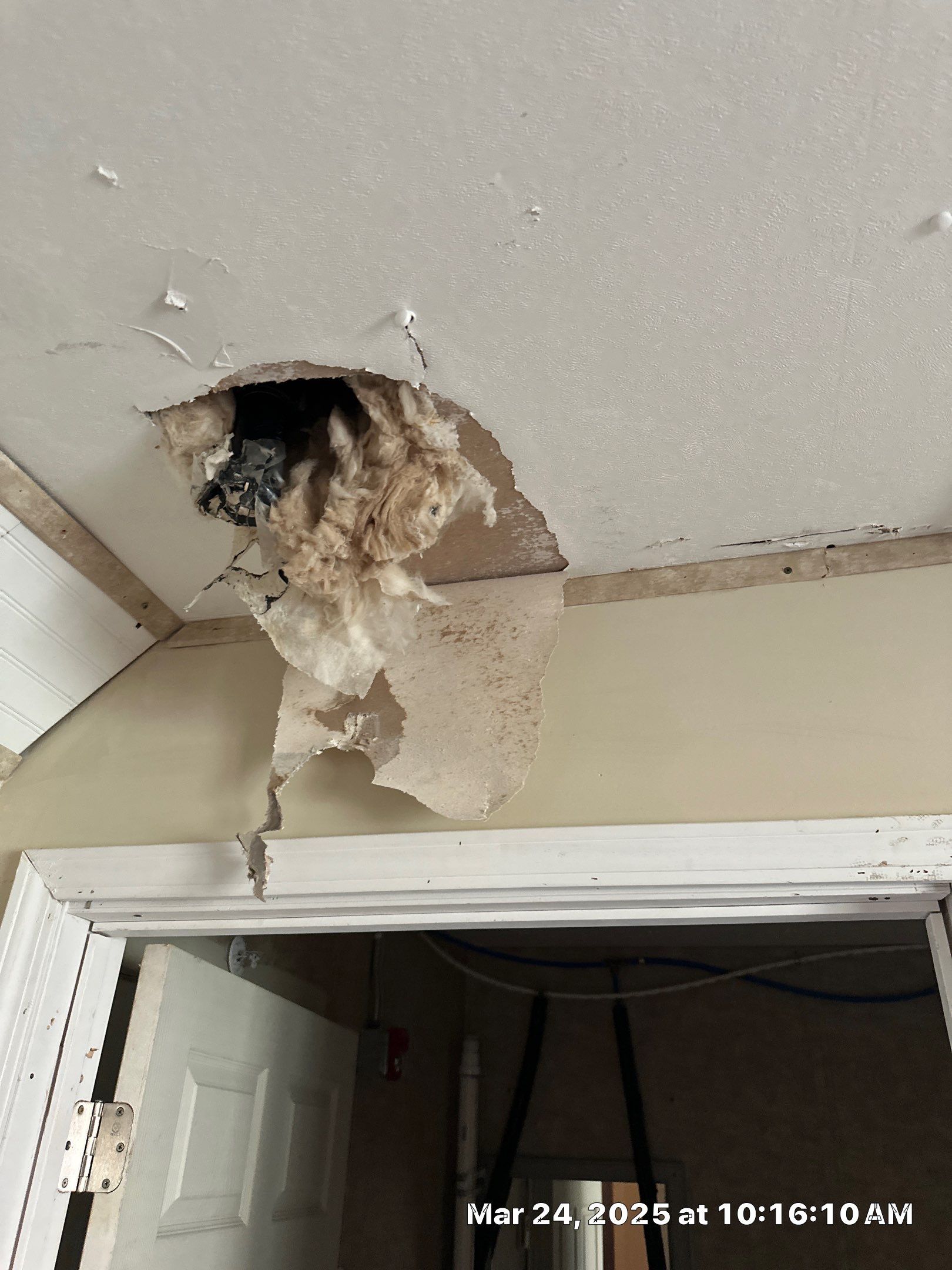 Flood Damage using IR Camera, Moisture Meter, Air Cassette samples and Tape lifts by Building performance Solutions LLC