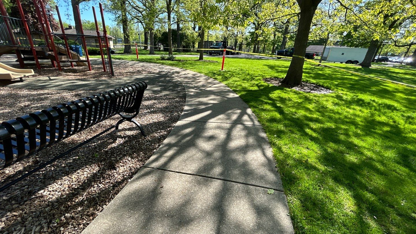 Playground cleaning by Northern Power Washing LLC.
