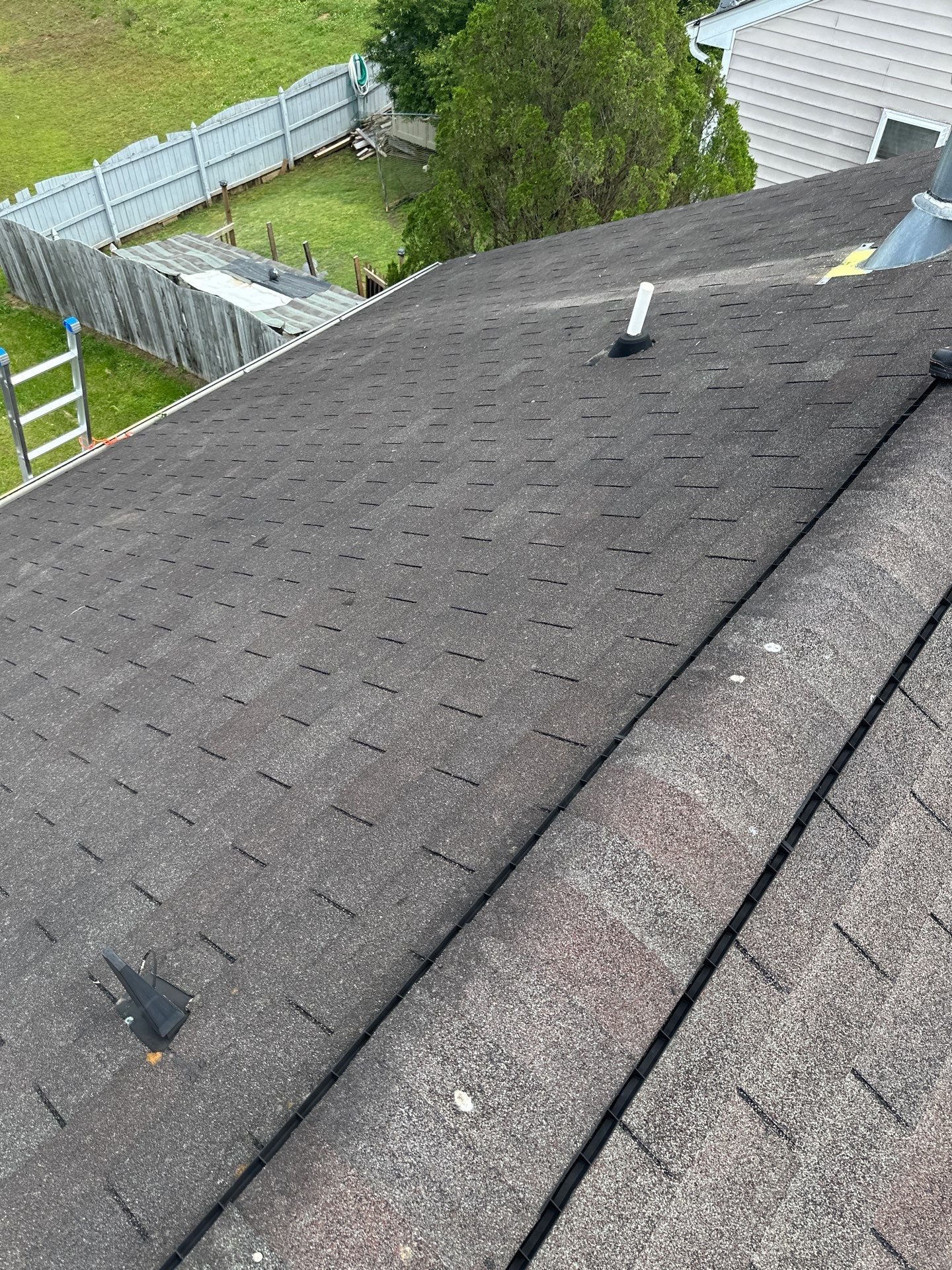 Roof replacement and interior repair by hail and wind damage by Just Brilliant Restoration JBR