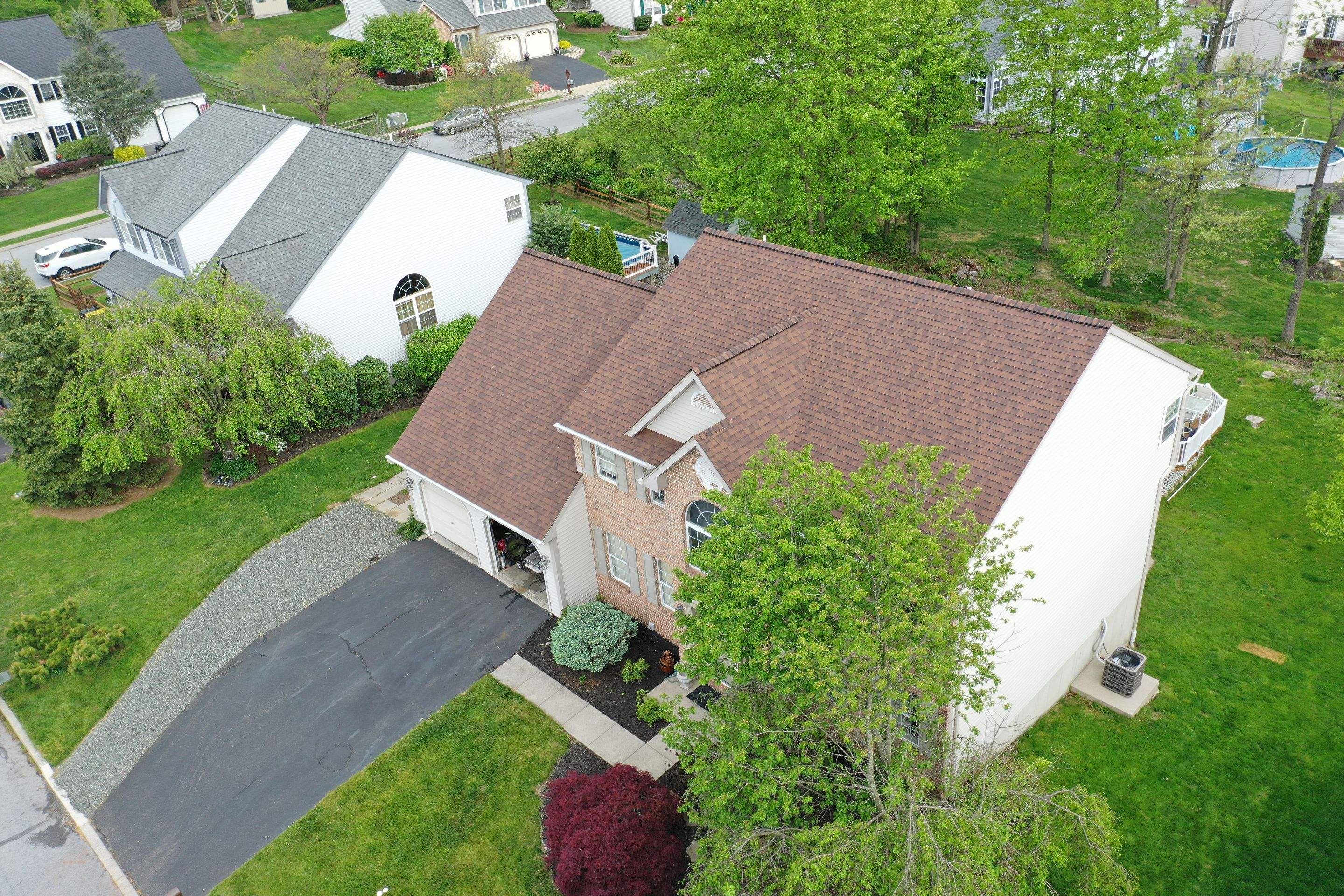 Roofing Installation using CertainTeed Landmark - Burnt Sienna by Storm Guard of Ches-Mont PA