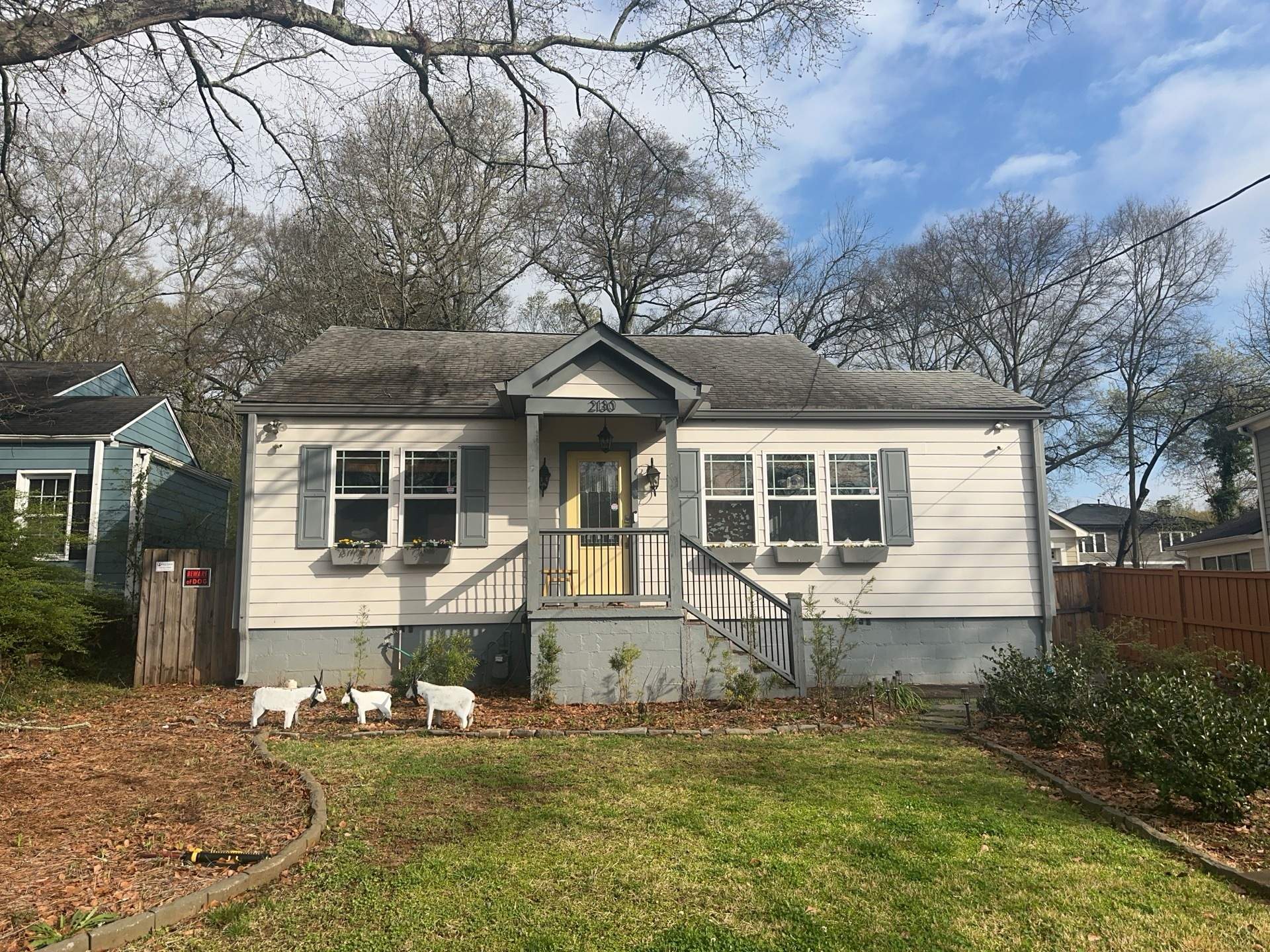 Exterior Painting using Sherwin Williams SuperPaint and Porch Repairs by Nelson Exteriors