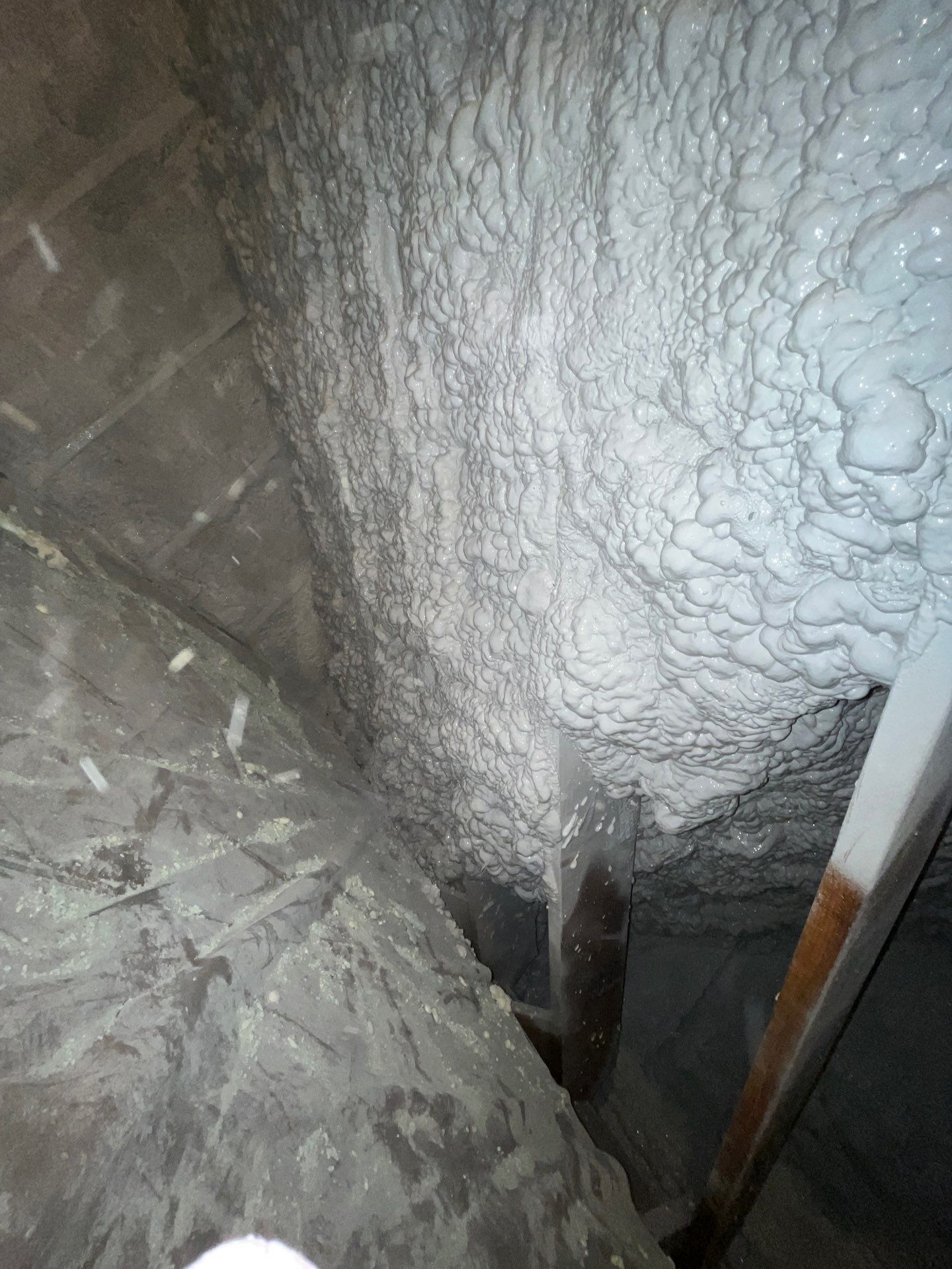 Attic Retrofit using open cell spray foam by NYS Foam & Energy