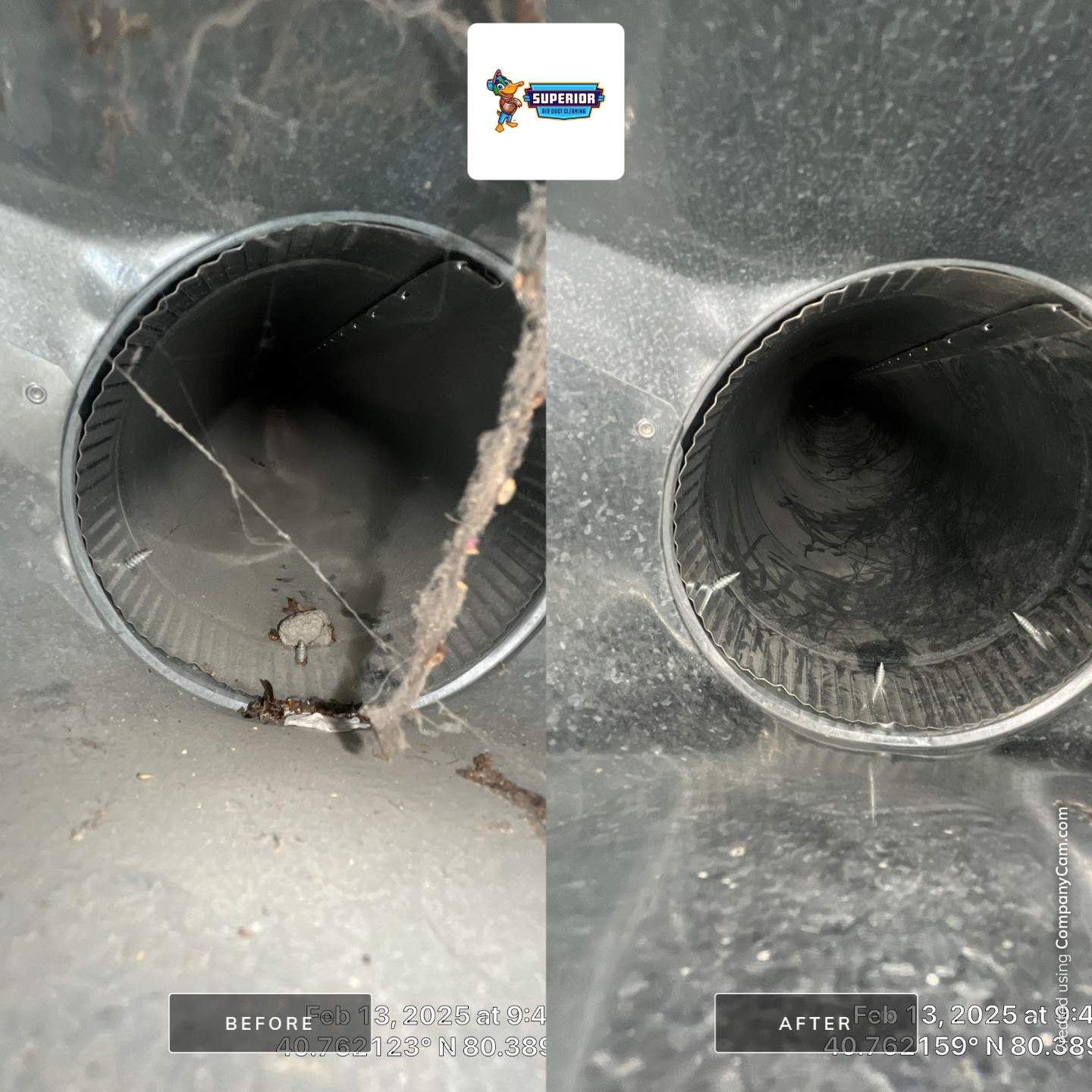 Air Duct Cleaning With a Vacuum Truck in Beaver Falls, PA by Superior Air Duct Cleaning