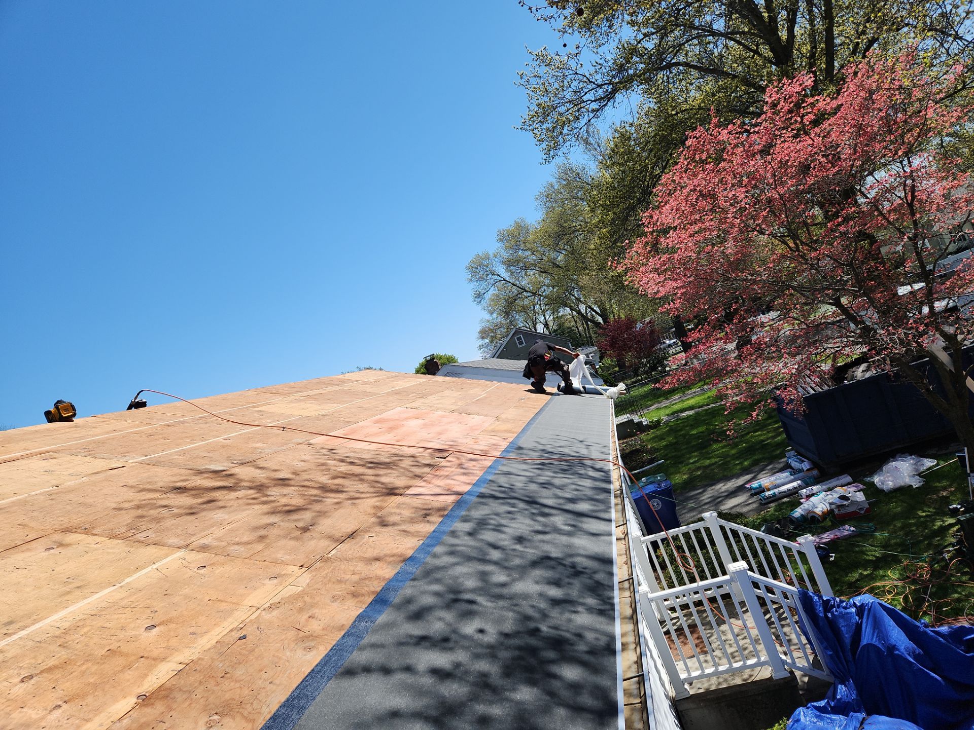 Residential Roofing Installation and Structural Plywood Replacement in Stratford by A Plus Exterior