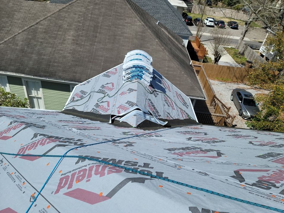 Residential Roofing Installation using Roof Replacement by American Roofing & Construction LLC