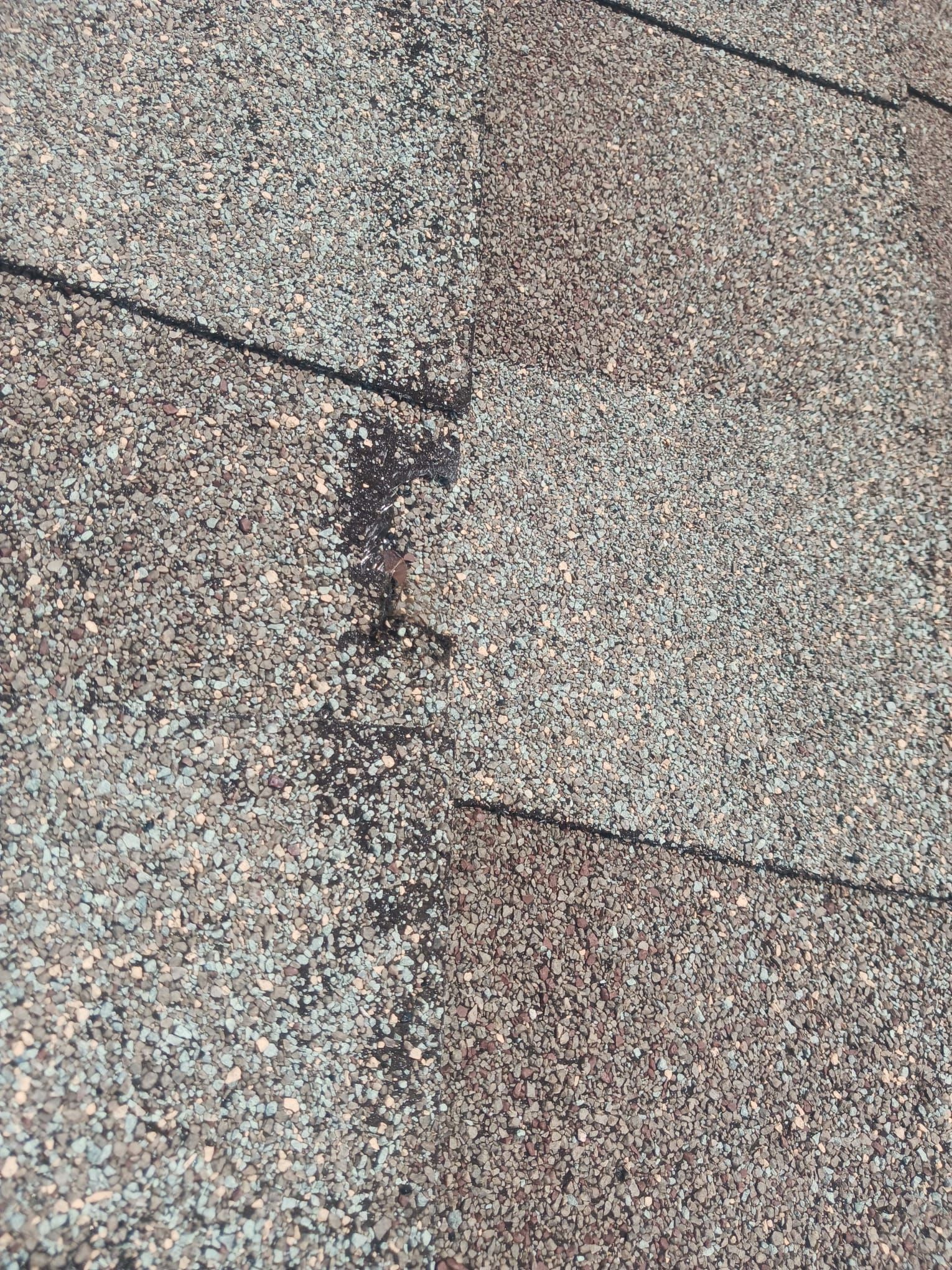 Hail Damage using Owen's Corning Duration (Lifetime) Shingles by Roof Repair Company