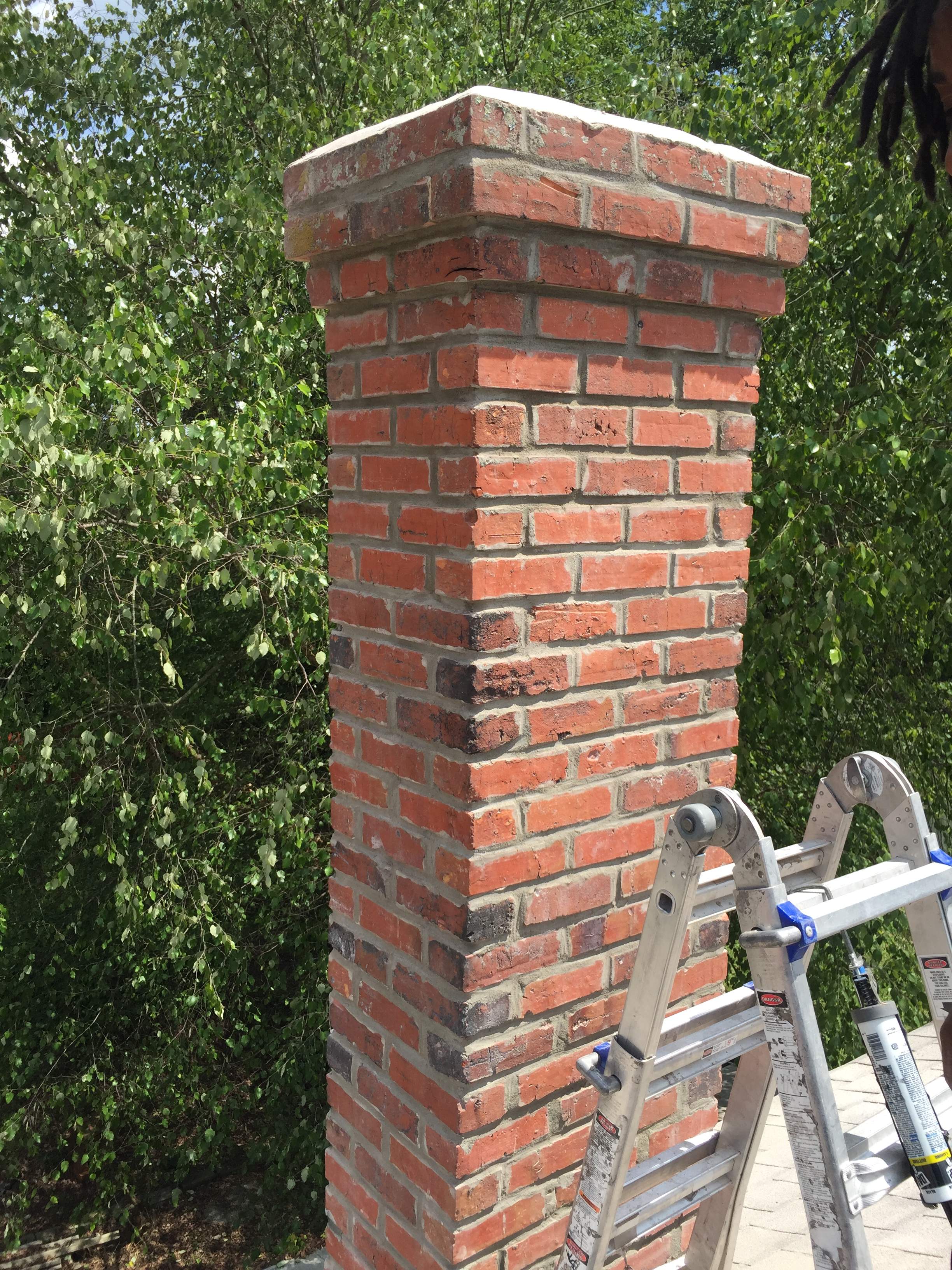 Masonry Repair by Premier Chimney and Roofing