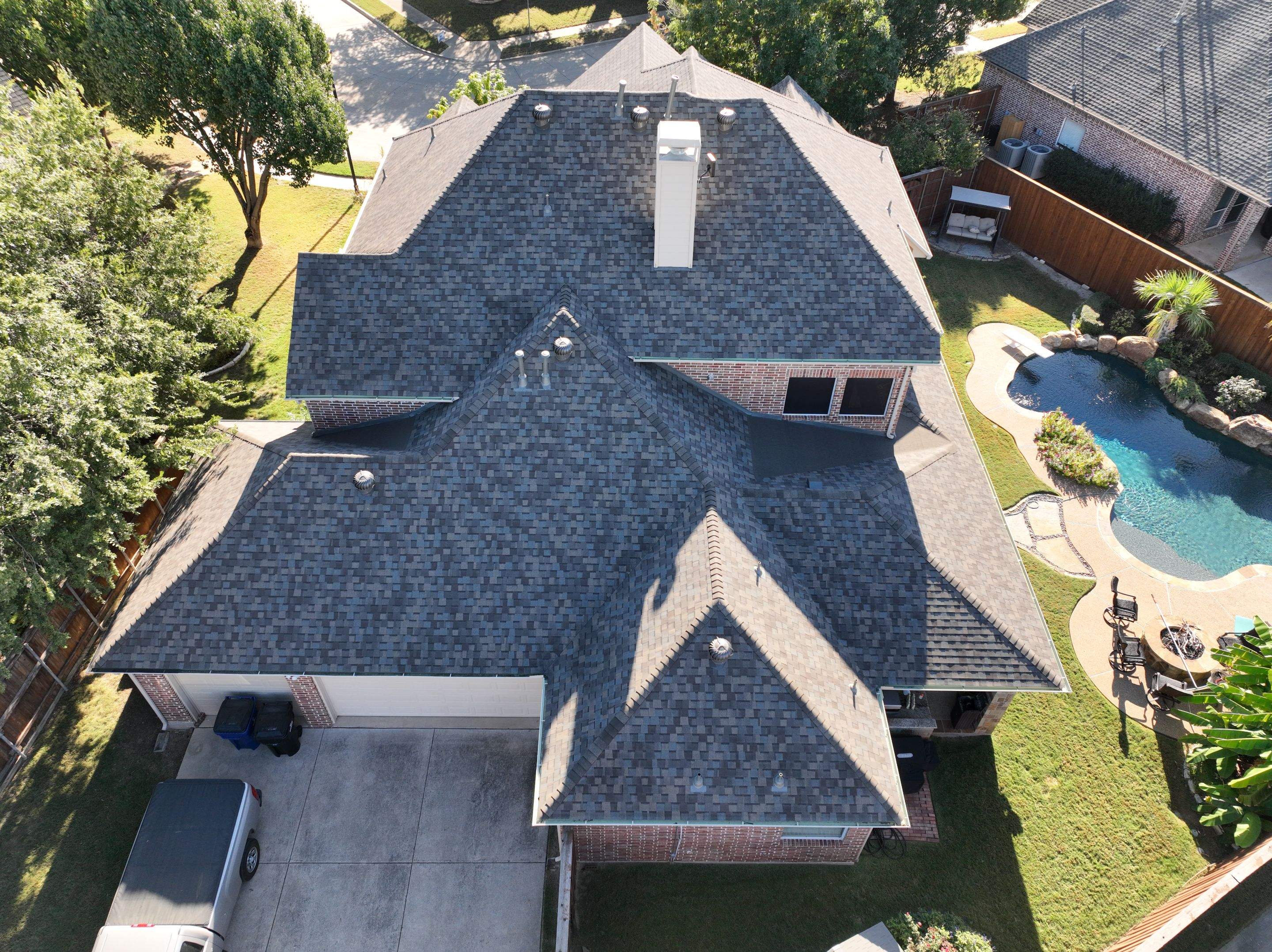 Residential Roofing Installation using Certainteed Landmark Max Def Weather Wood by Becker Roofing and Exteriors