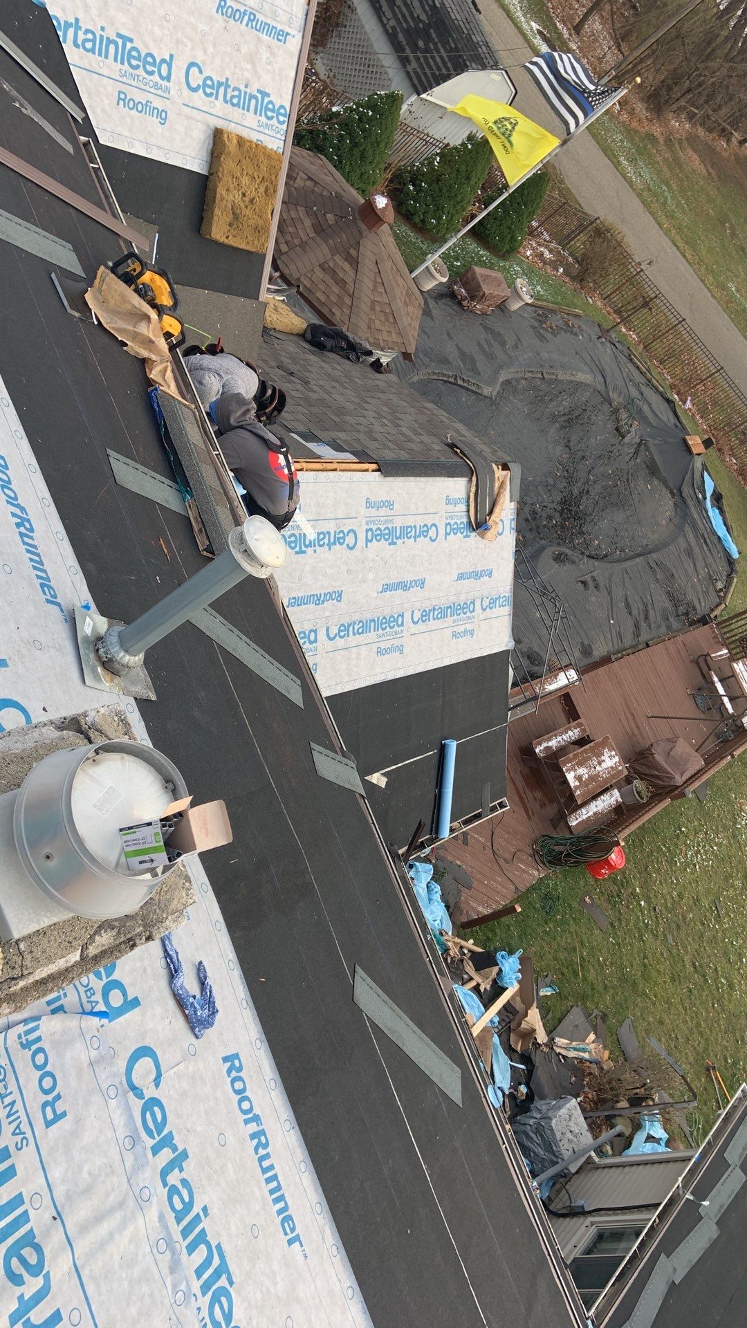 Roof Replacement using CertainTeed Landmark by 180 Contractors