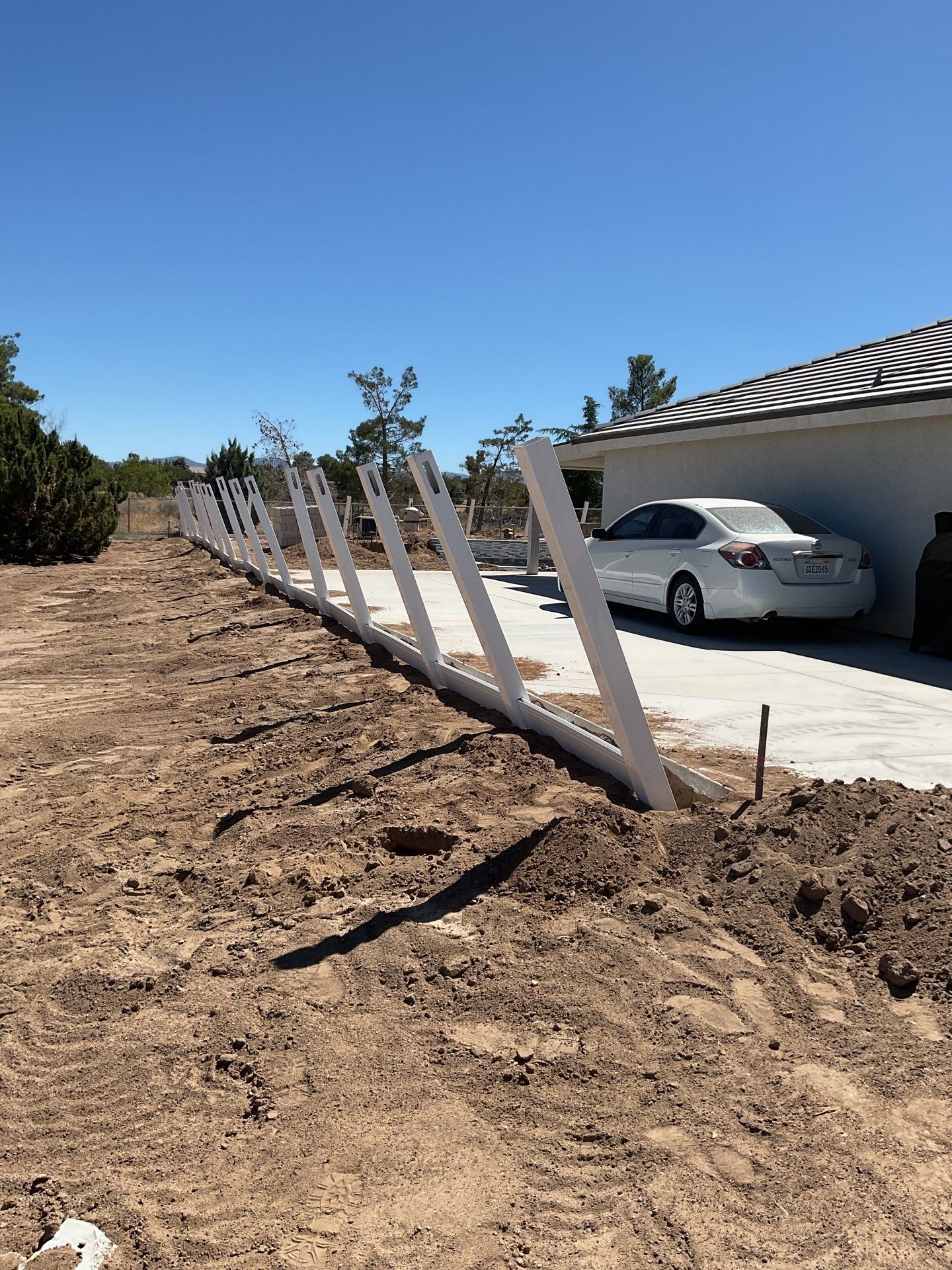 Fence Installation using Vinyl by Fence Guys Inc. 