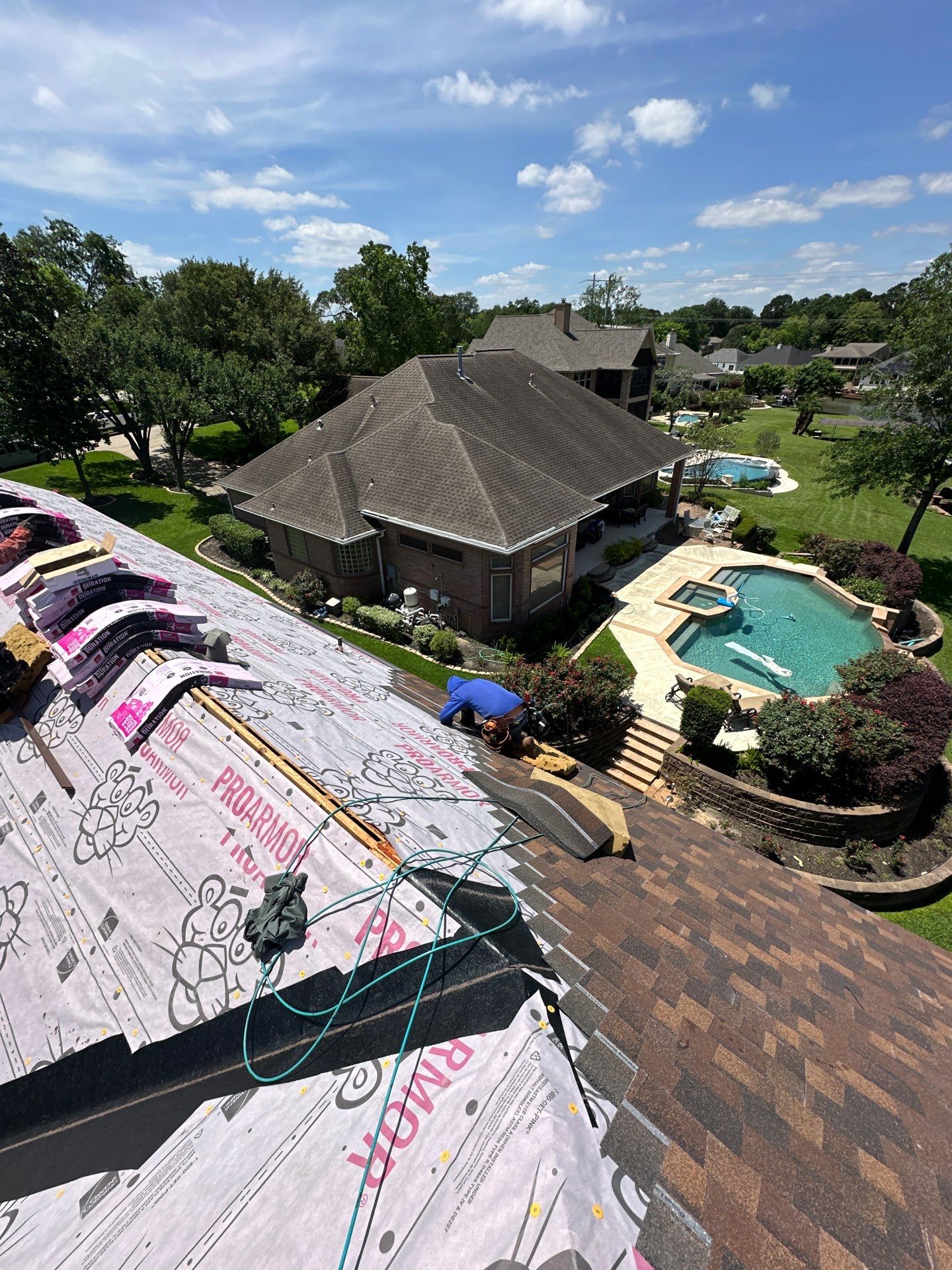 Project in Montgomery by Motion Roofing