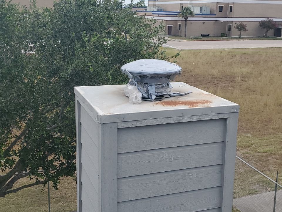 Chimney Cap & Chase Replacement using Custom Fabricated Steel by Lighthouse Roofing