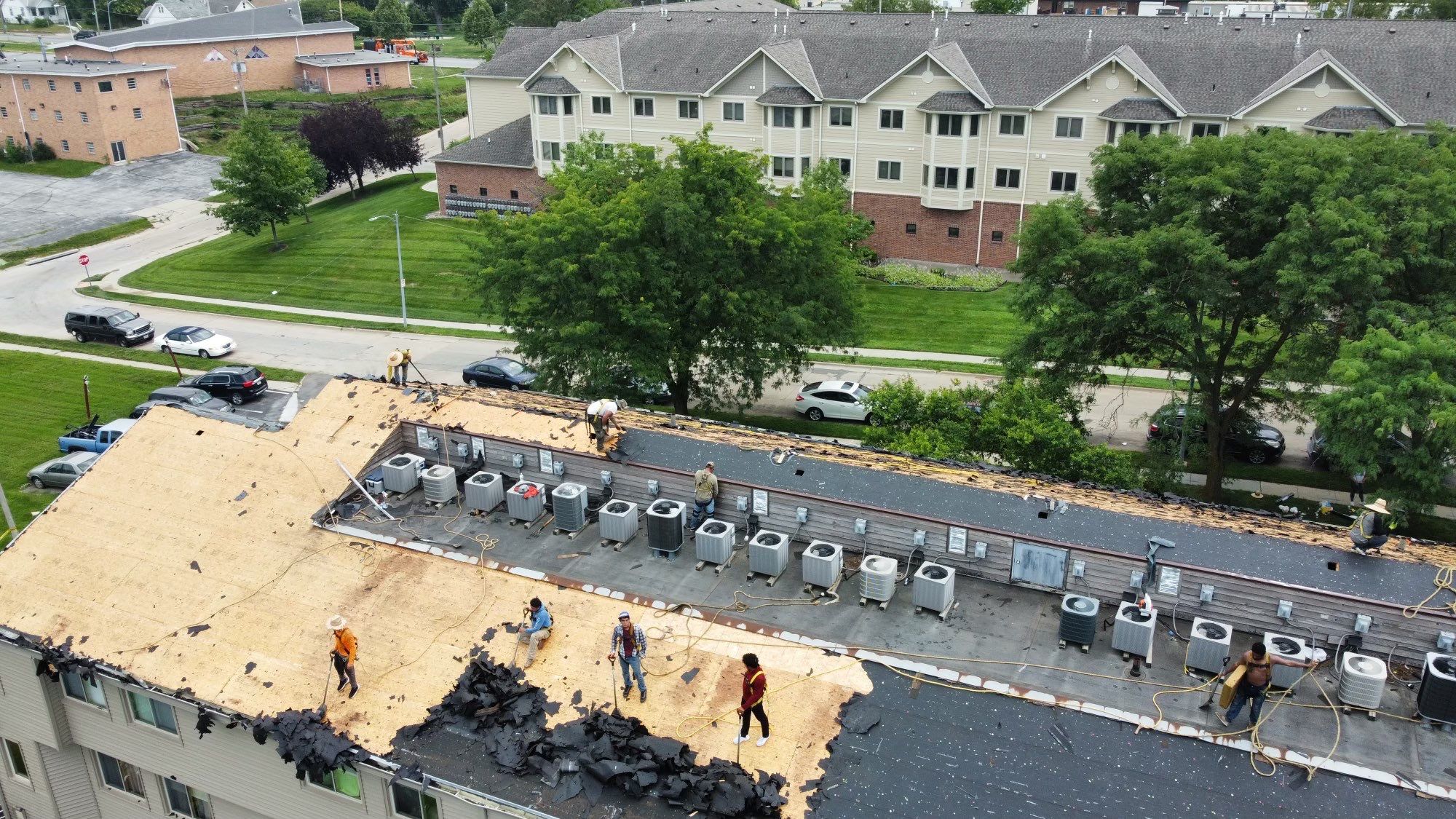 Lightning Commercial Restoration using Tamko Titan by Lightning Exteriors