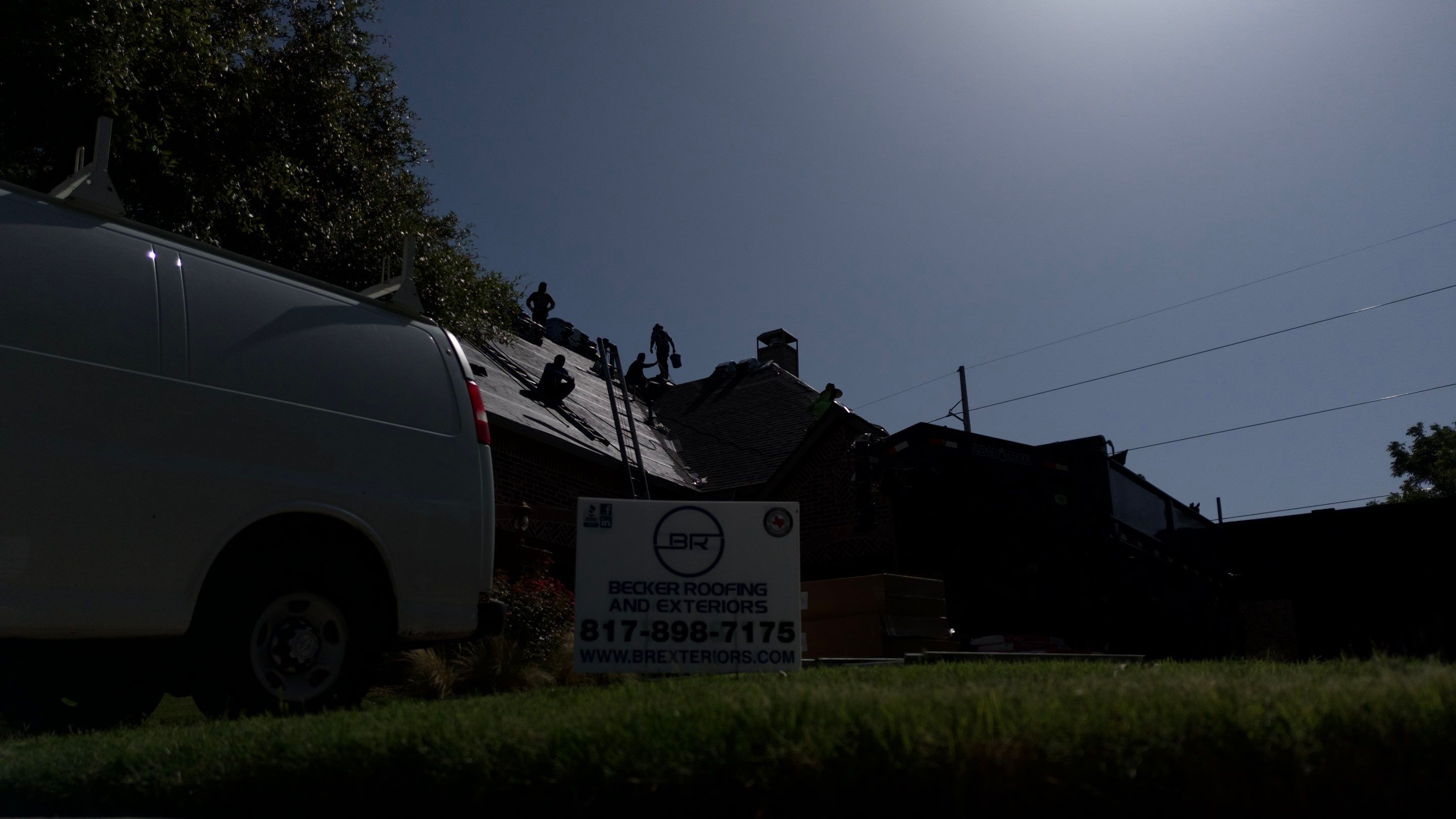 Residential Roof Repair using IKO Dynasty Class 3 Impact Resistant Shingles by Becker Roofing and Exteriors