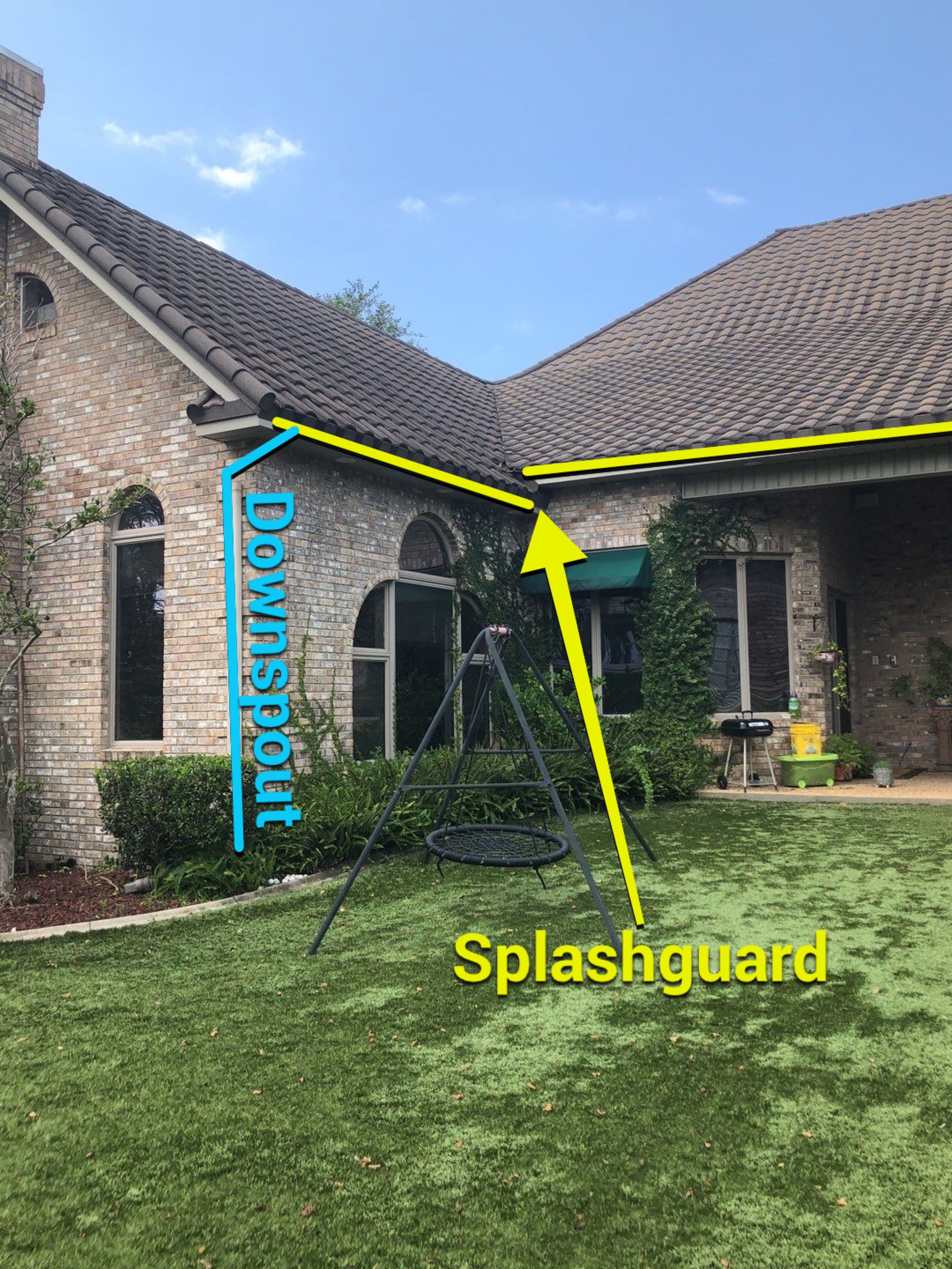 Seamless Gutter Installation with Wicker Color K-Style Gutters and LeafBlaster Pro Mesh Gutter Guards by Gutter Professors