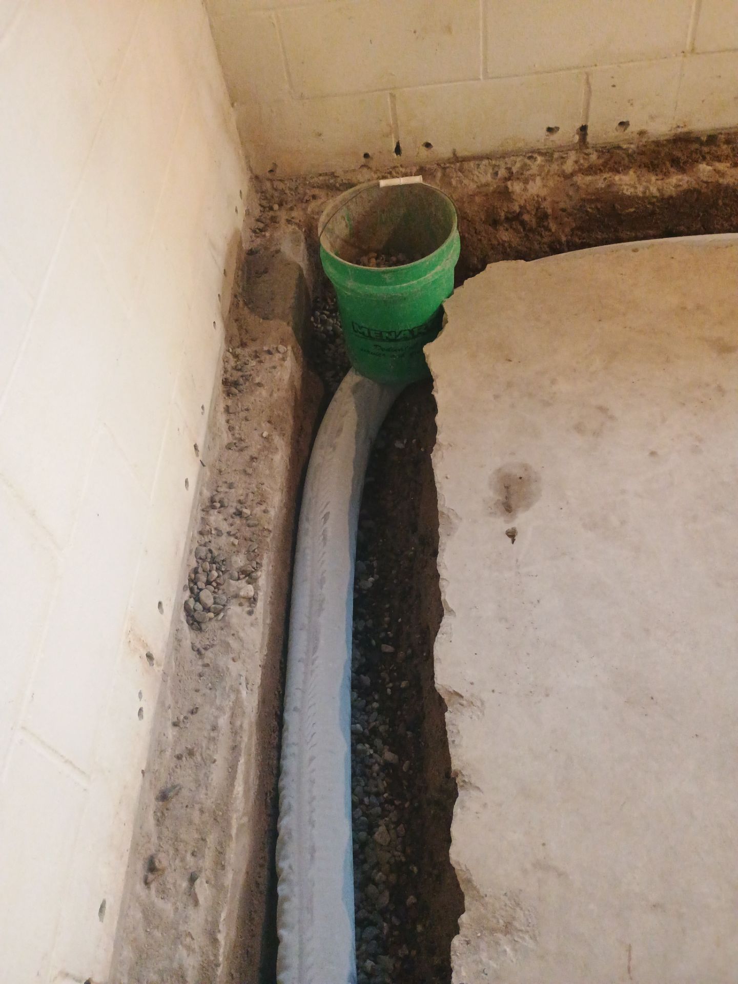 Tying Into an Existing Drain Tile System for Alec by Waterproofing Northeast