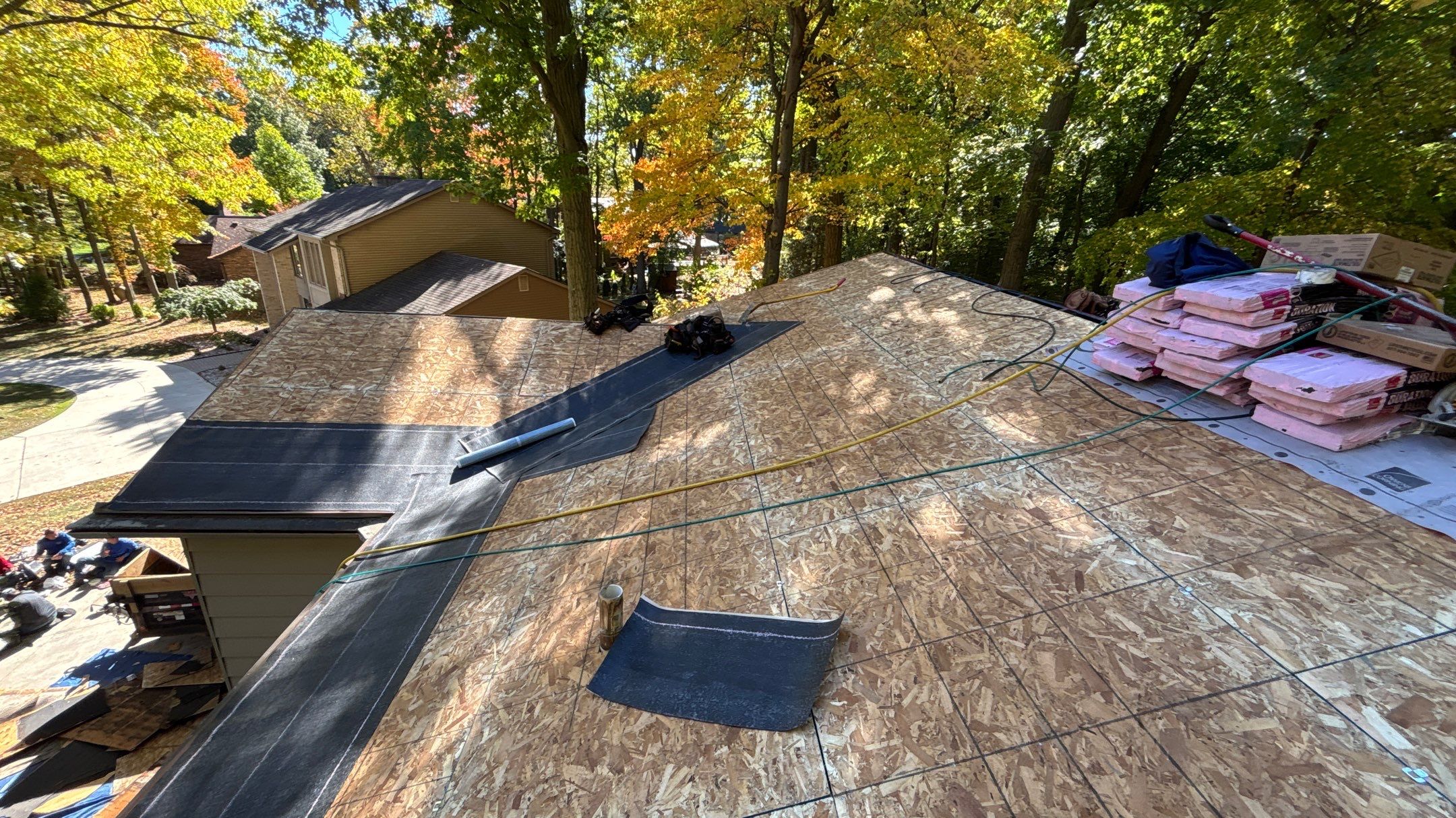 Roof Replacement using Owens Corning Driftwood by 180 Contractors