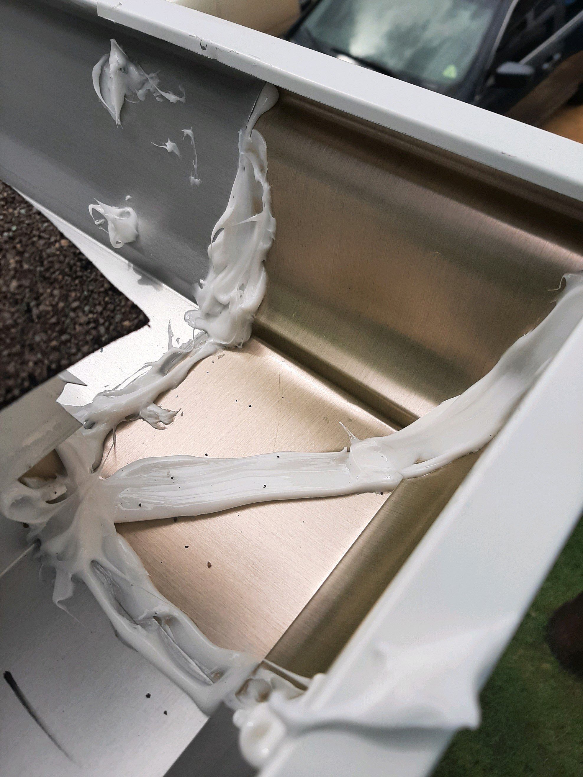 Seamless Gutter Installation using White K-Style Gutters by Gutter Professors