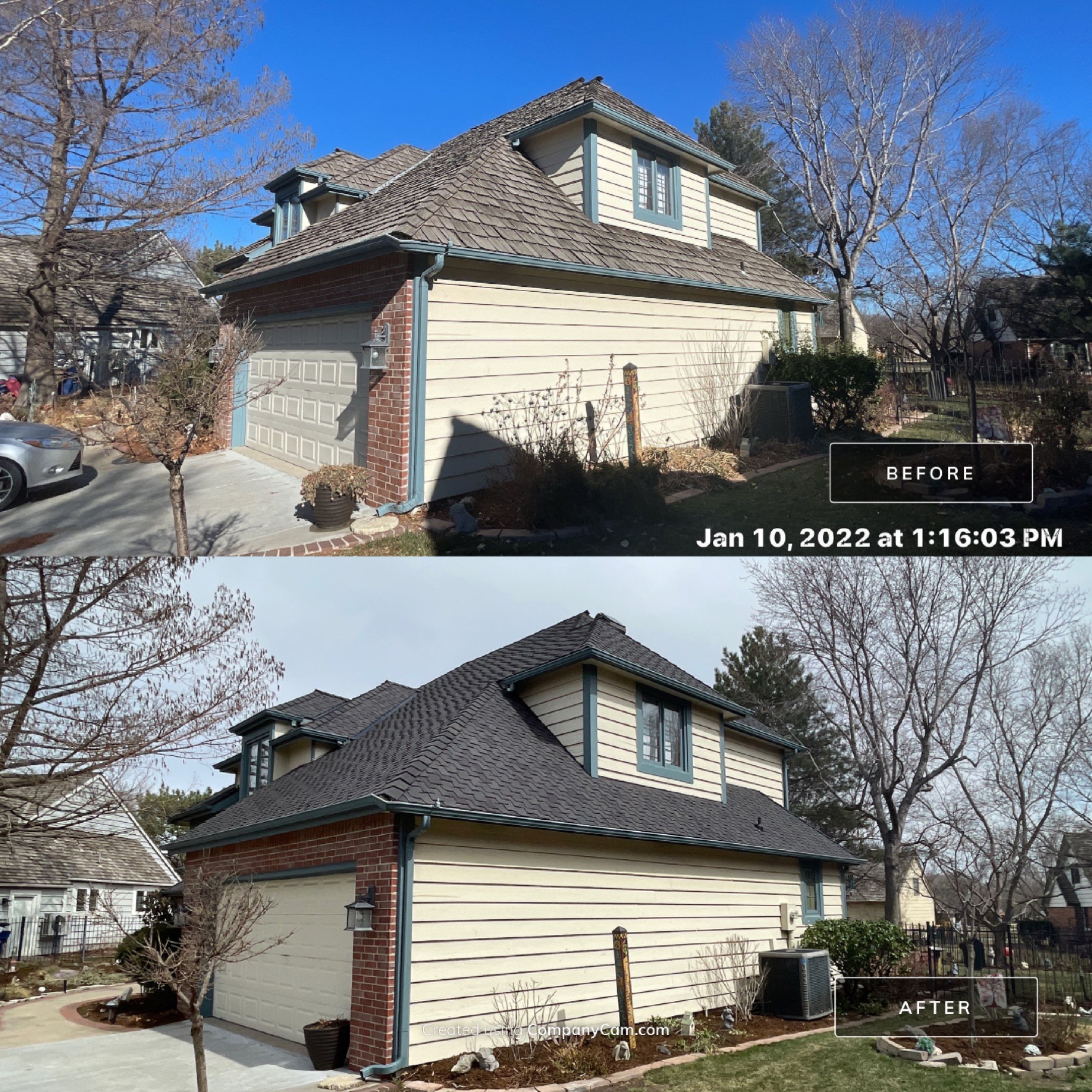 Residential Roofing Installation using CertainTeed Presidential Impact Resistant  by Eaton Roofing 