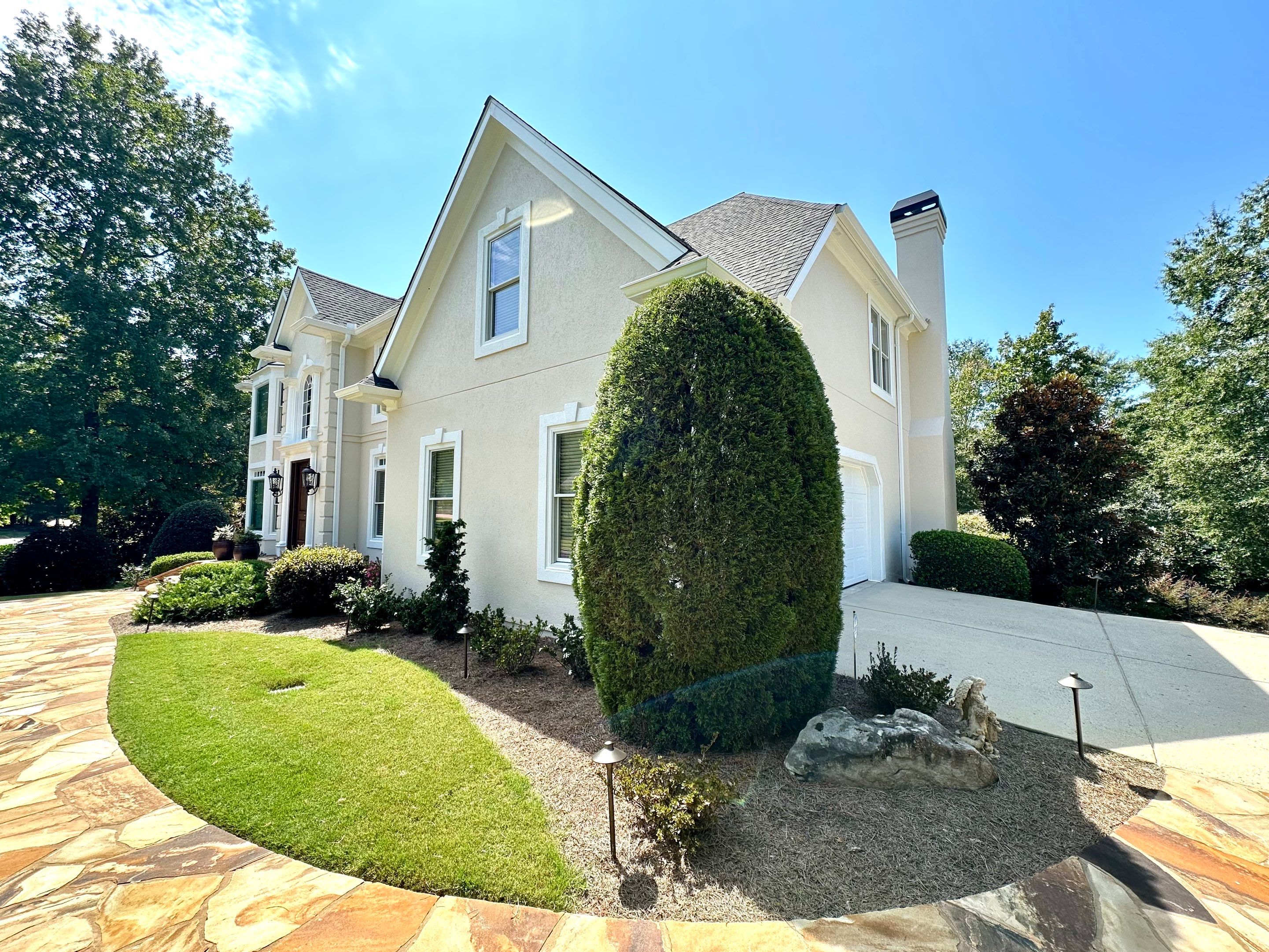 Exterior Transformation in Jonhs Creek by Atlanta's Paint Doctor
