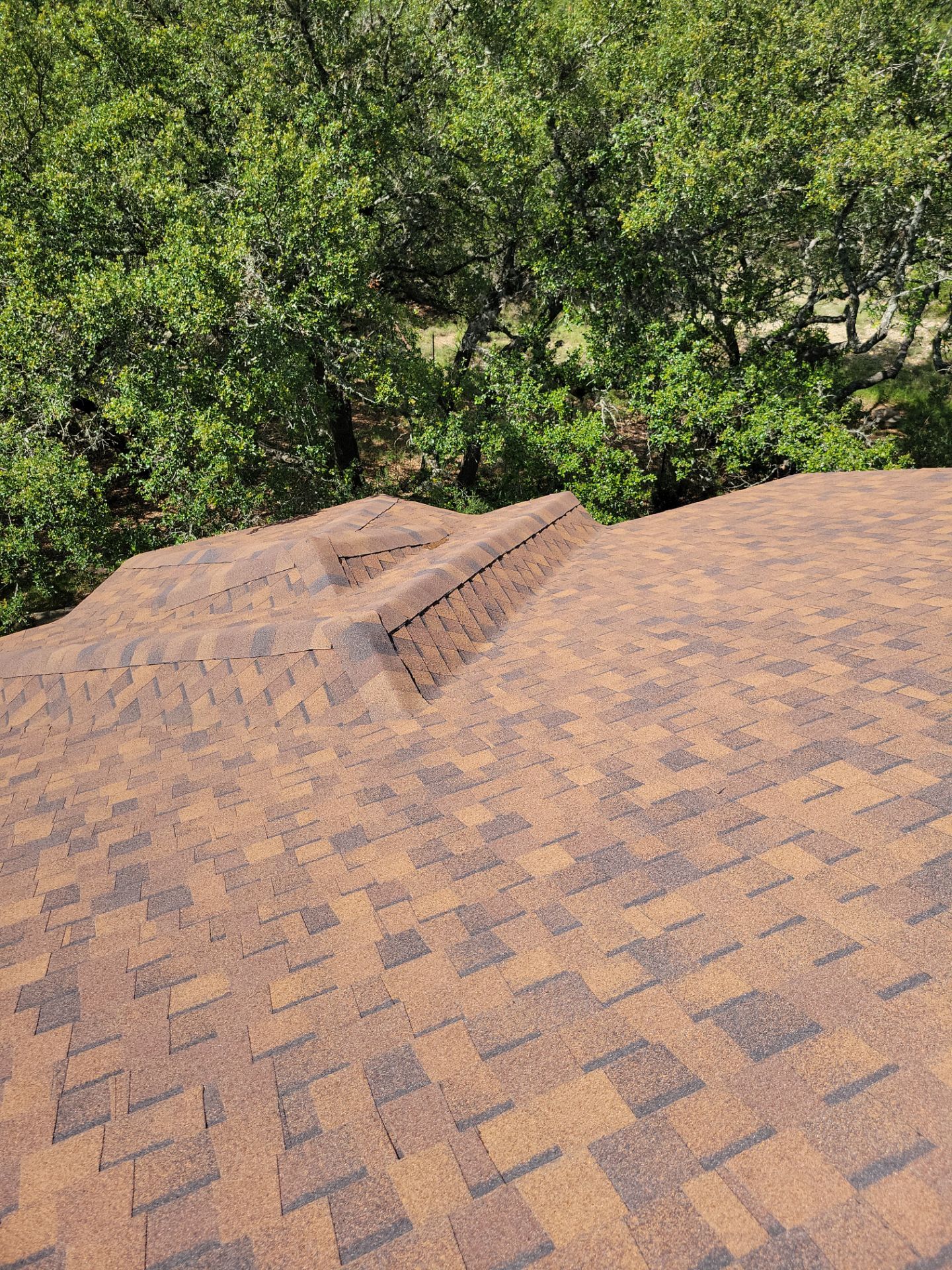 Architectural Shingle Roof Replacement for San Antonio Brick Home by Heaven Sent Roofing, LLC