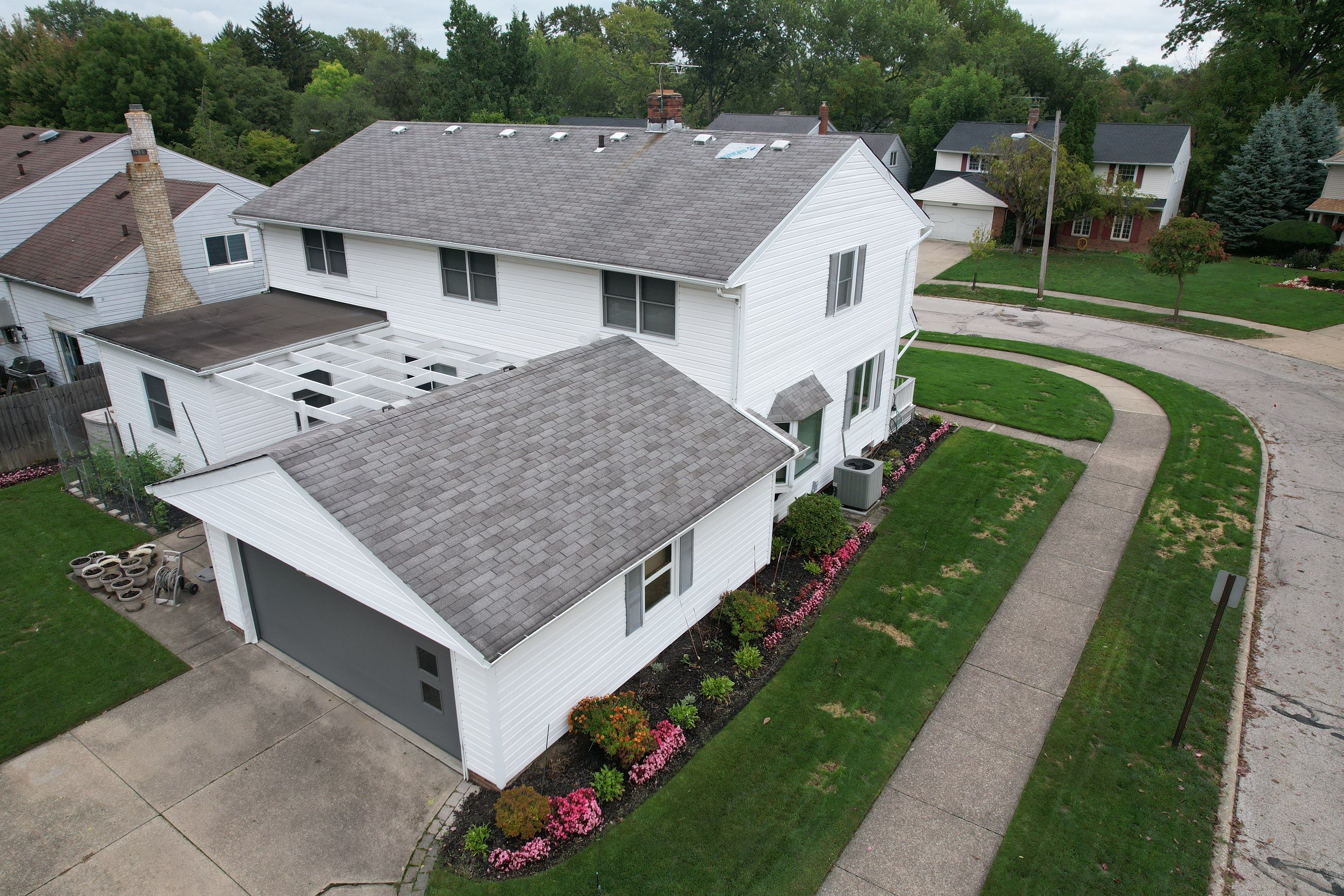 Storm Restoration - Roof Replacement using GAF HDZ Pewter Gray by Atlas Roofing & Restoration
