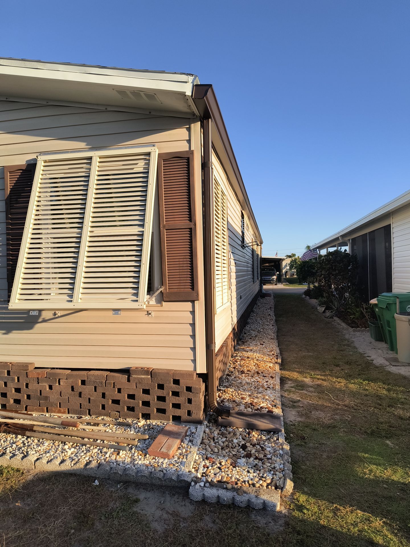 Custom Color Gutters Installed in Punta Gorda FL by Gutter Professors