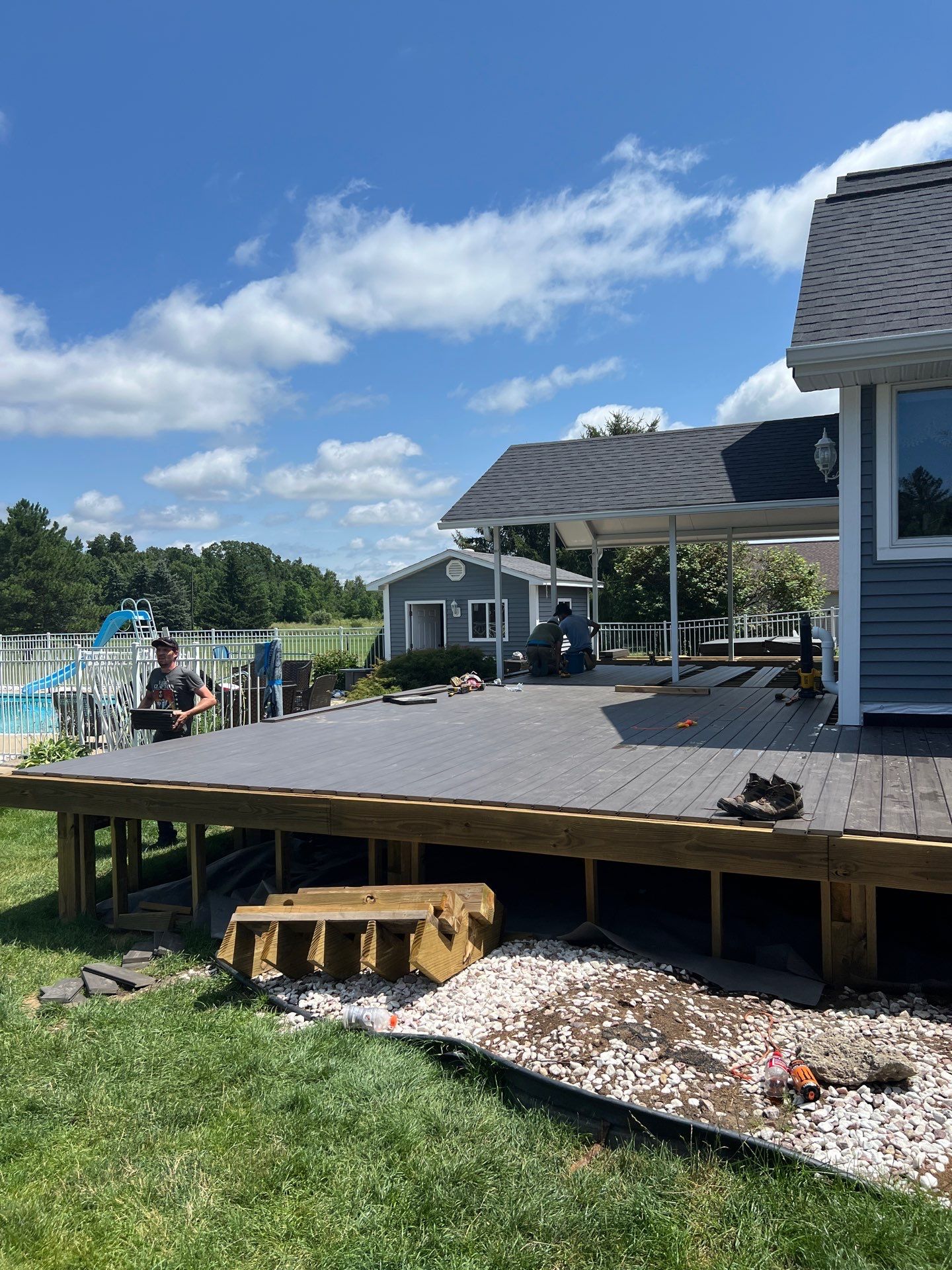 New Deck Build by Clark Builders LLC