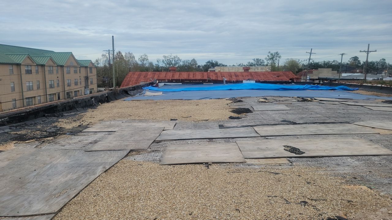 truses repair and new deking  by Xtreme interior company LLC