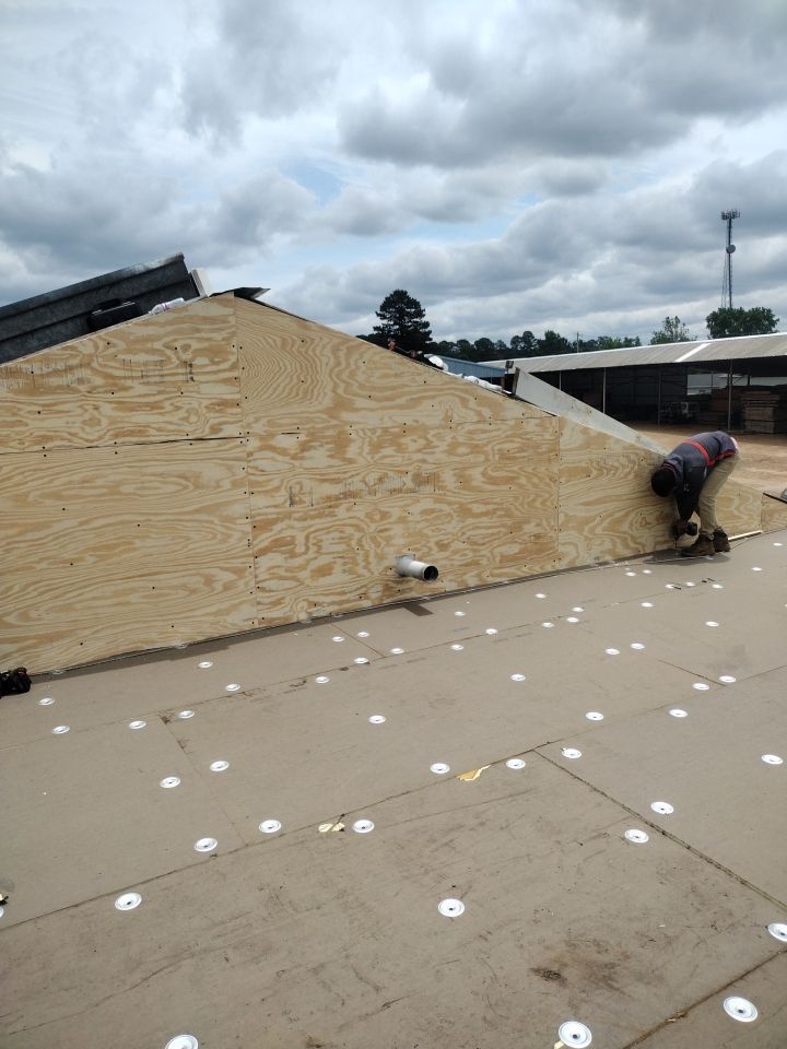Office Building in Magnolia by Hostetler Roofing
