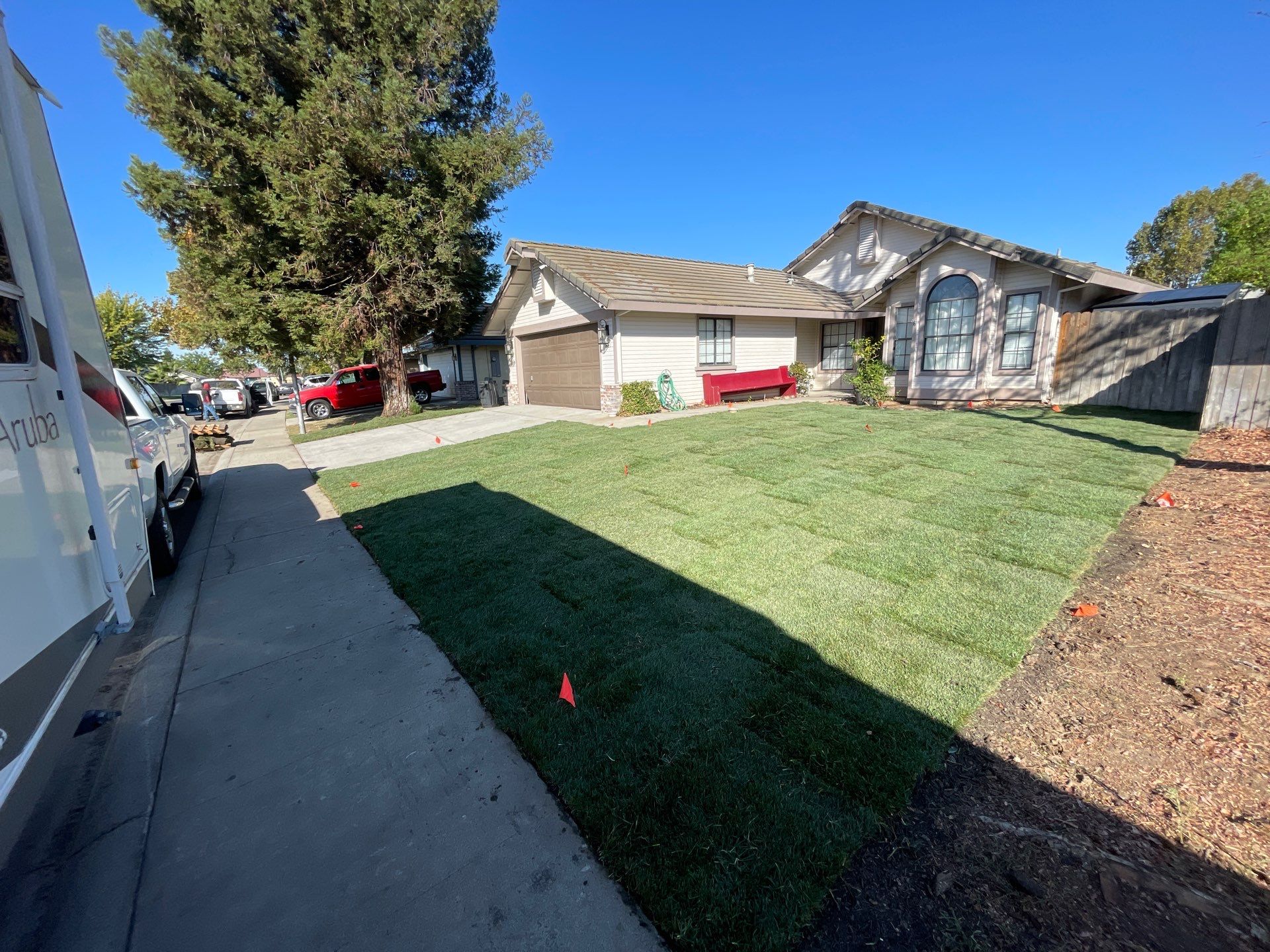 Project in Galt by A - G Sod Farms