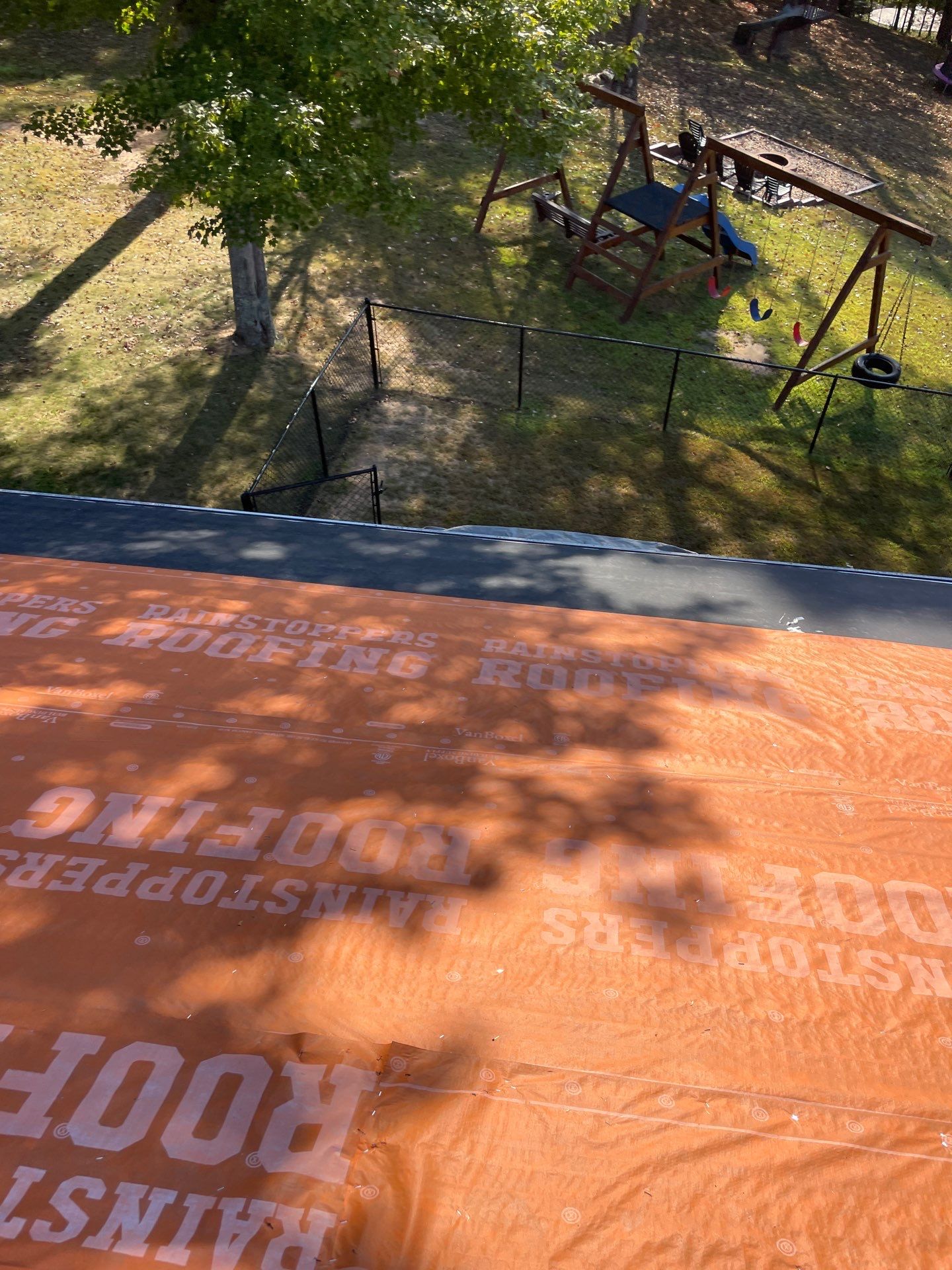 Residential Roofing Installation using GAF Timberline HDZ Barkwood by Rainstoppers Roofing