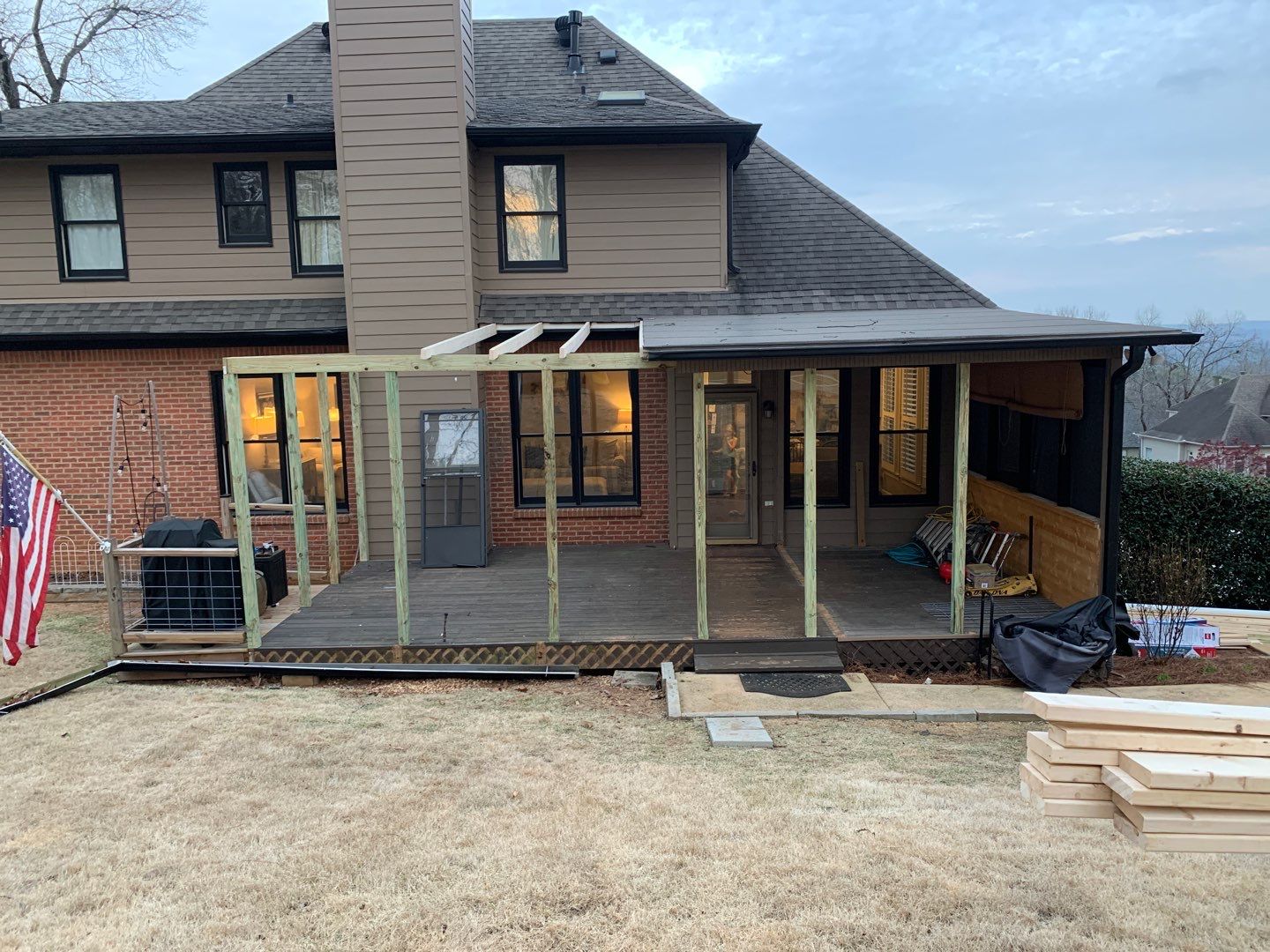 Lake Crest Circle - Roof and Deck Installation  by Pillar and Pine