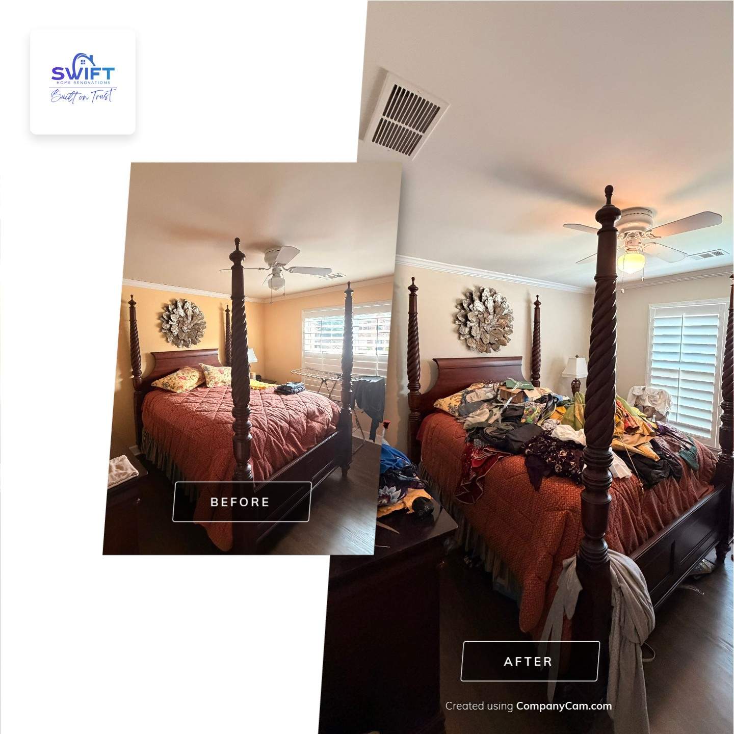 Interior Painting and Surface Restoration for a Large Suwanee Home by Swift Home Renovations
