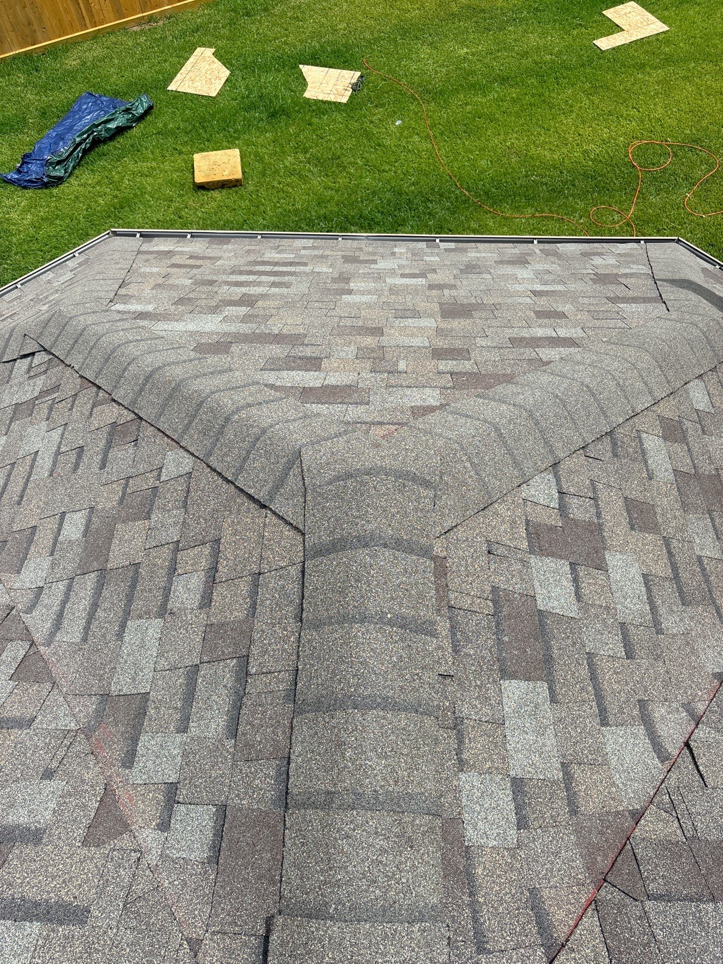 Residential Roofing Installation using Owen's Corning Duration (Lifetime) Shingles by Roof Repair Company