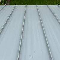 .032 Aluminum 1.5" Mechanical Seam Dove Gray by Total Roofing System The Metal Roof Experts