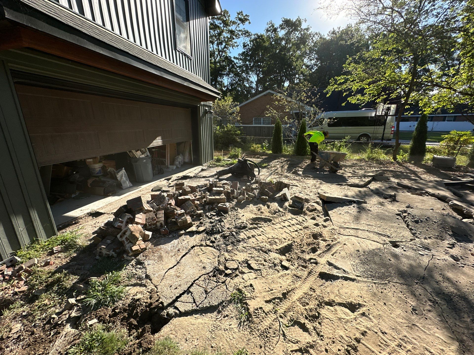 Project in Virginia Beach by Sam The Concrete Man Virginia Beach