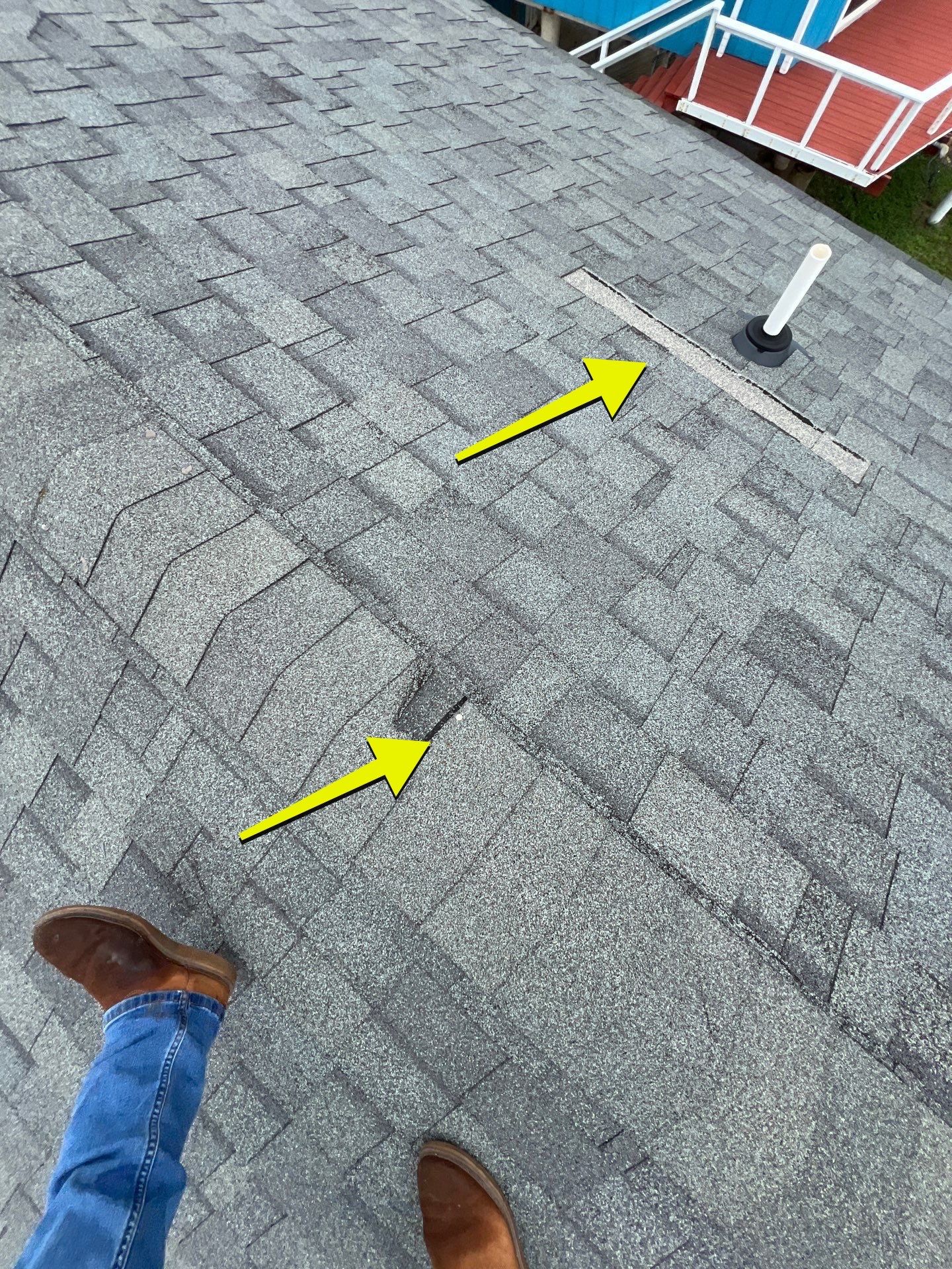 Hail Damage using Owen's Corning Duration (Lifetime) Shingles by Roof Repair Company