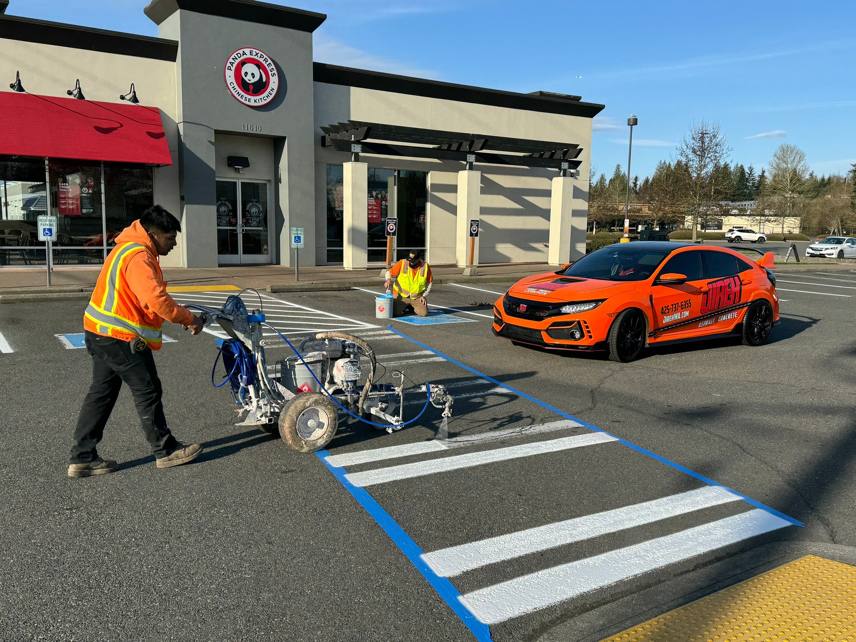 Panda Express | Striping  by Jireh Asphalt & Concrete Inc 