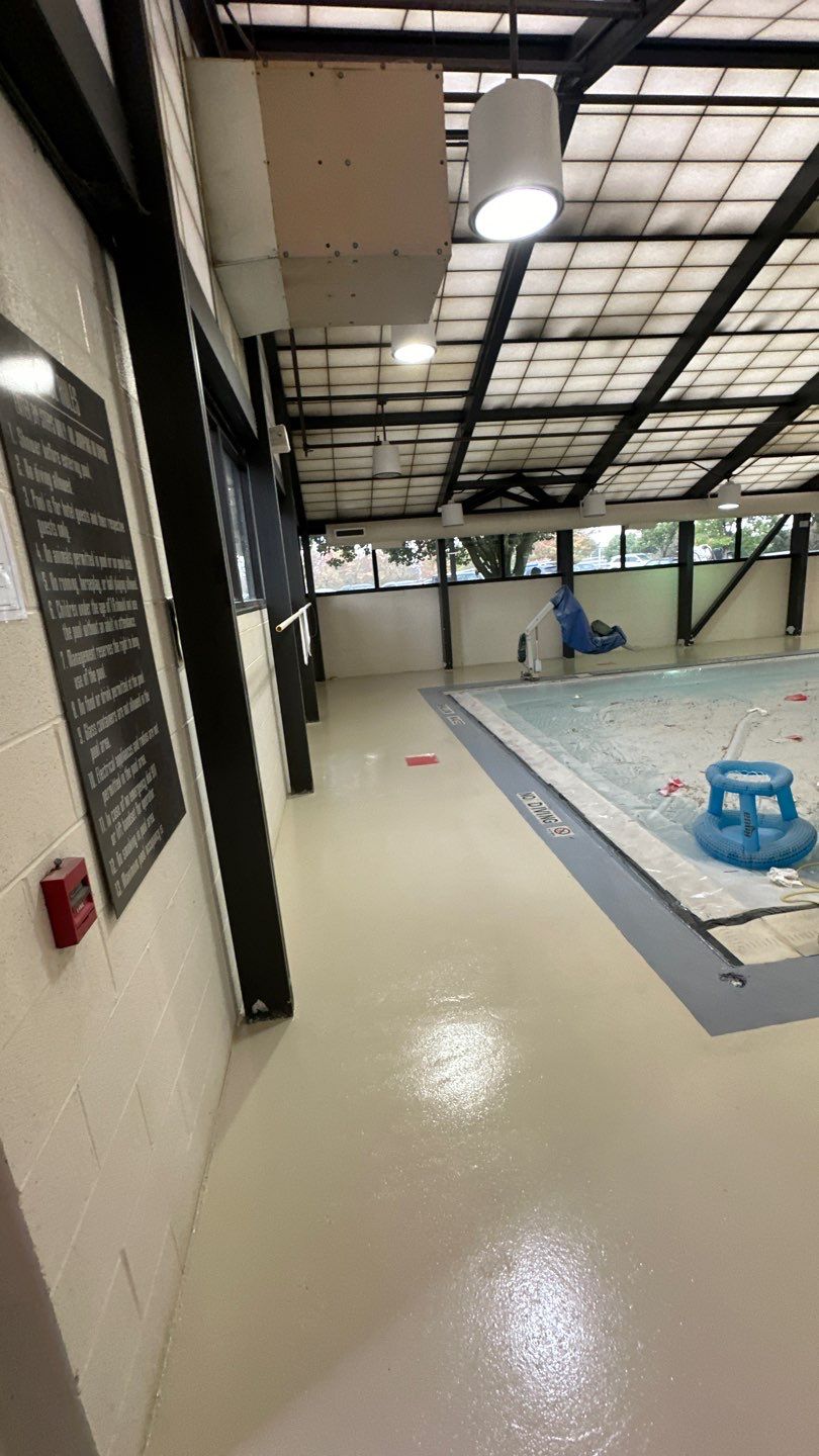 Hotel Pool Deck Project in Cranberry Township by Floors in a Day, Inc