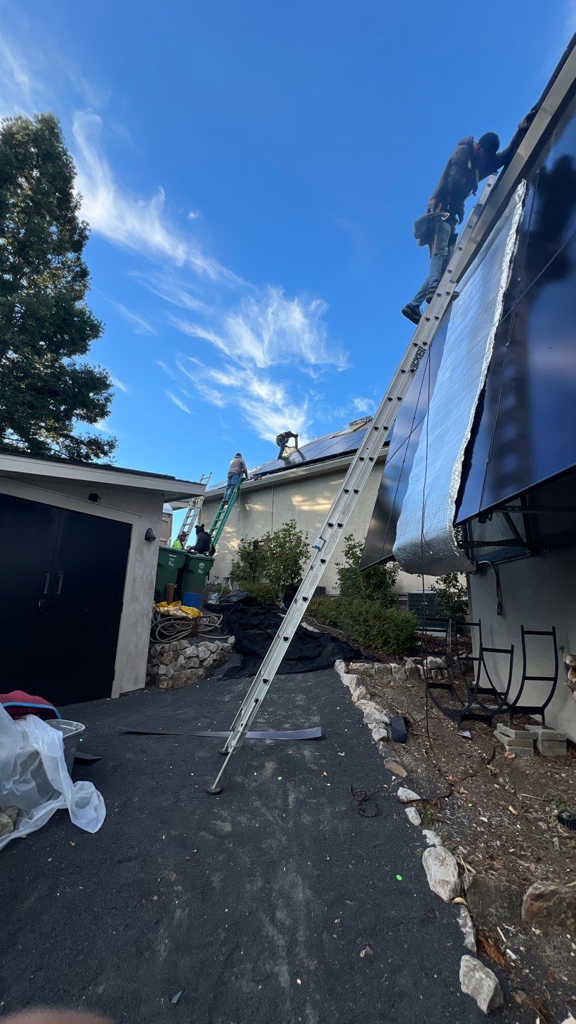 Residential Roofing Installation using Slate by Acker Roofing