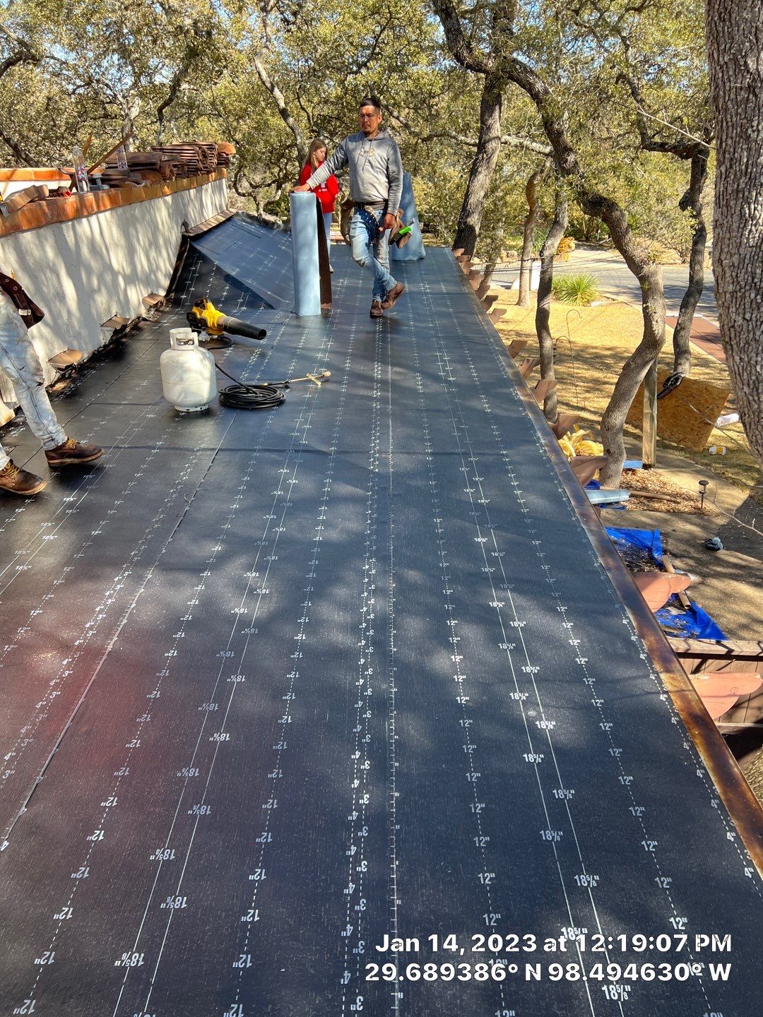 Residential Flat Roof Replacement using Mulehide Modified Bitumen Roofing by Premier Roofing and Contracting